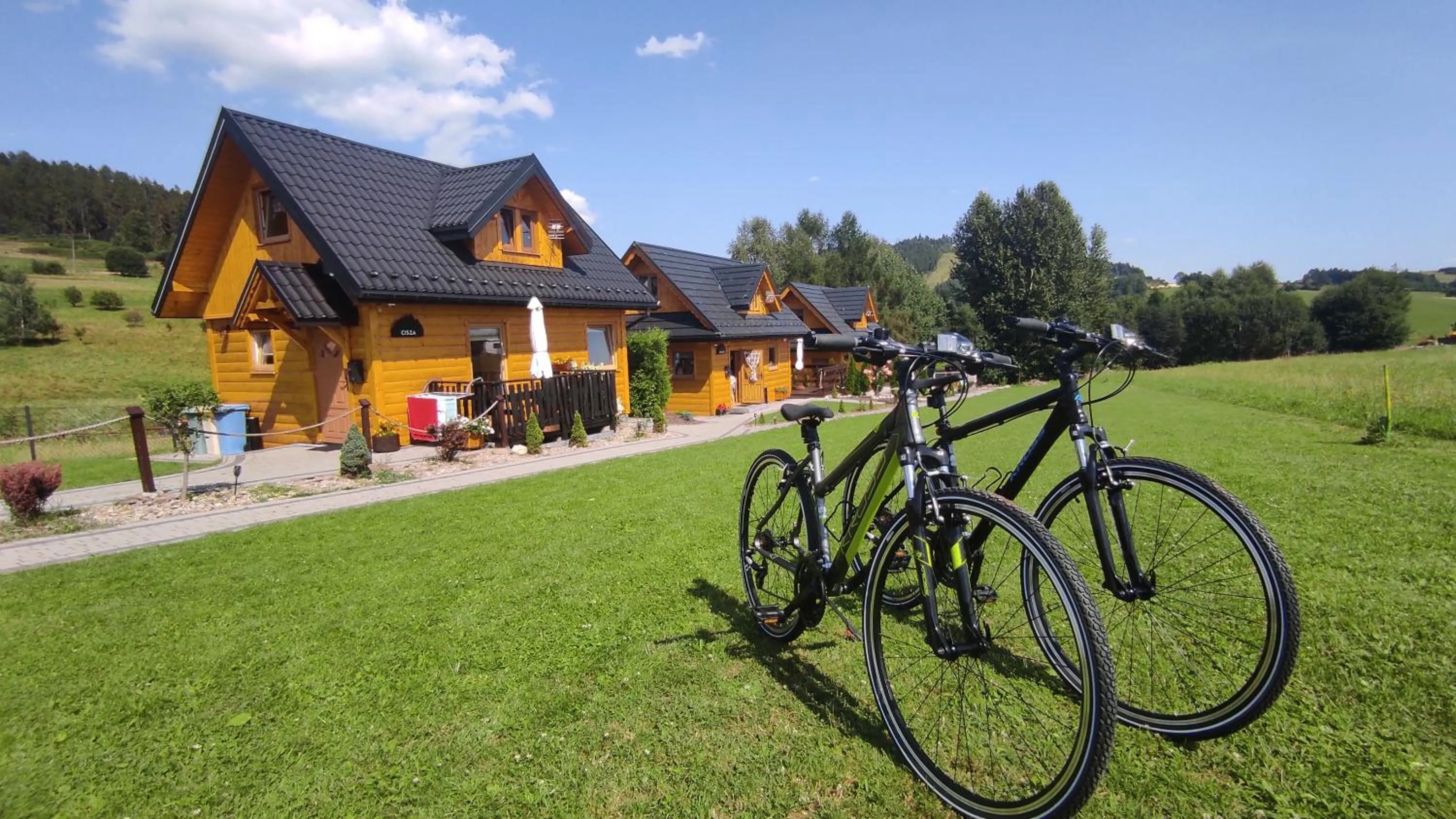 Property building in Zaciszne Domki w Kluszkowcach z Sauną i Balią