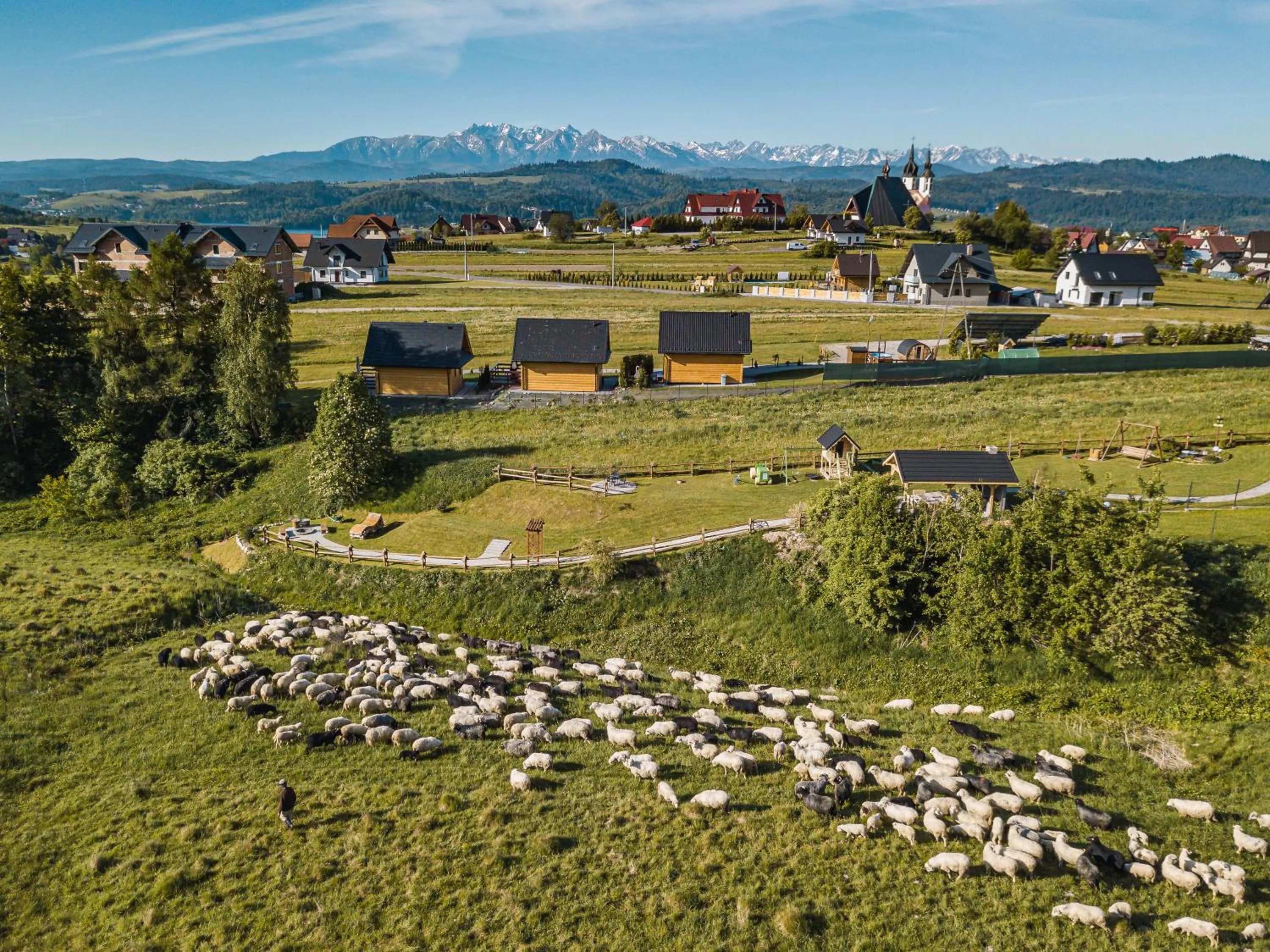 Off site in Zaciszne Domki w Kluszkowcach z Sauną i Balią