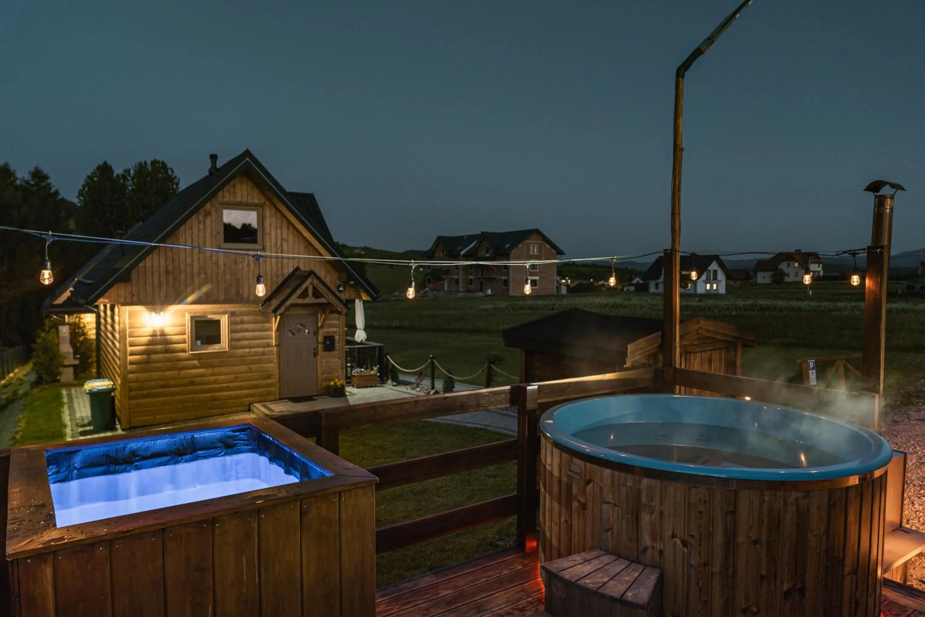 Spa and wellness centre/facilities in Zaciszne Domki w Kluszkowcach z Sauną i Balią