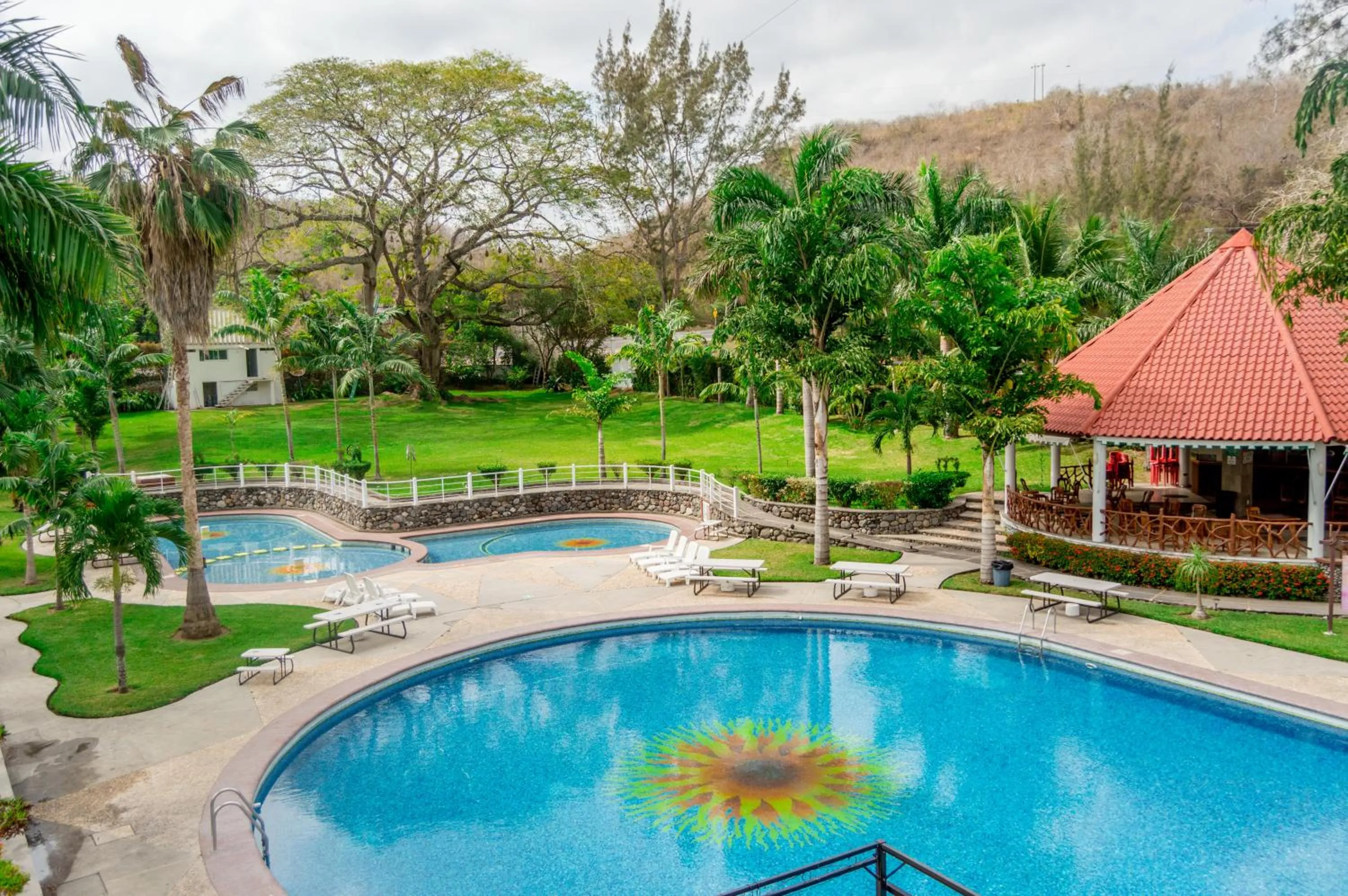 Pool view in Hotel Puente Nacional & Spa