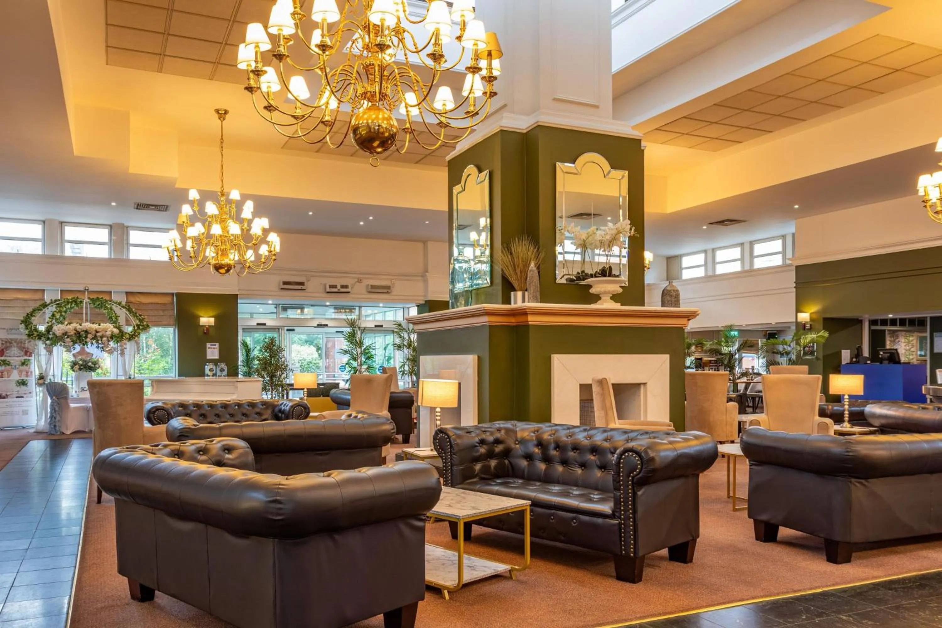 Lobby or reception in Bromsgrove Hotel and Spa