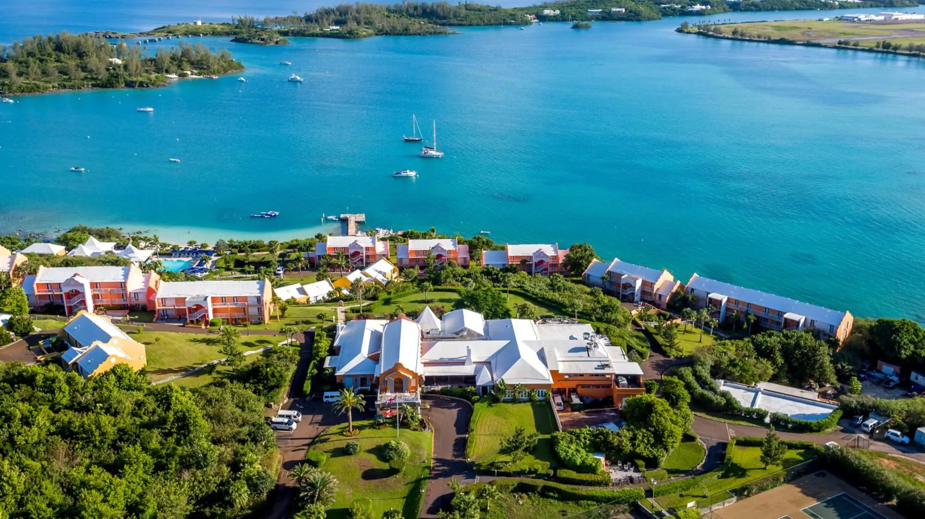 Bird's eye view in Grotto Bay Beach Resort Bird's eye view in Grotto Bay Beach Resort