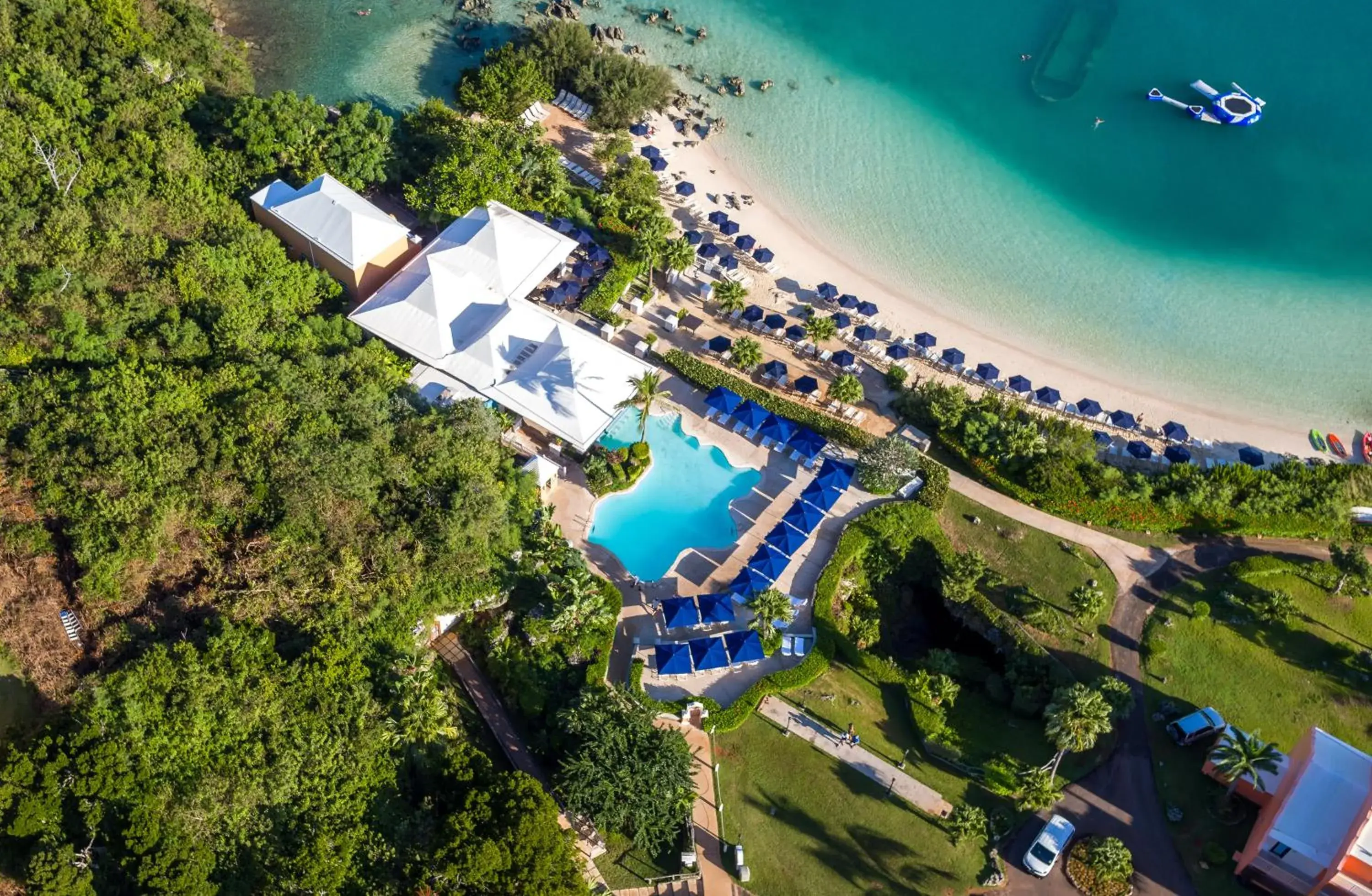 Bird's eye view in Grotto Bay Beach Resort Bird's eye view in Grotto Bay Beach Resort