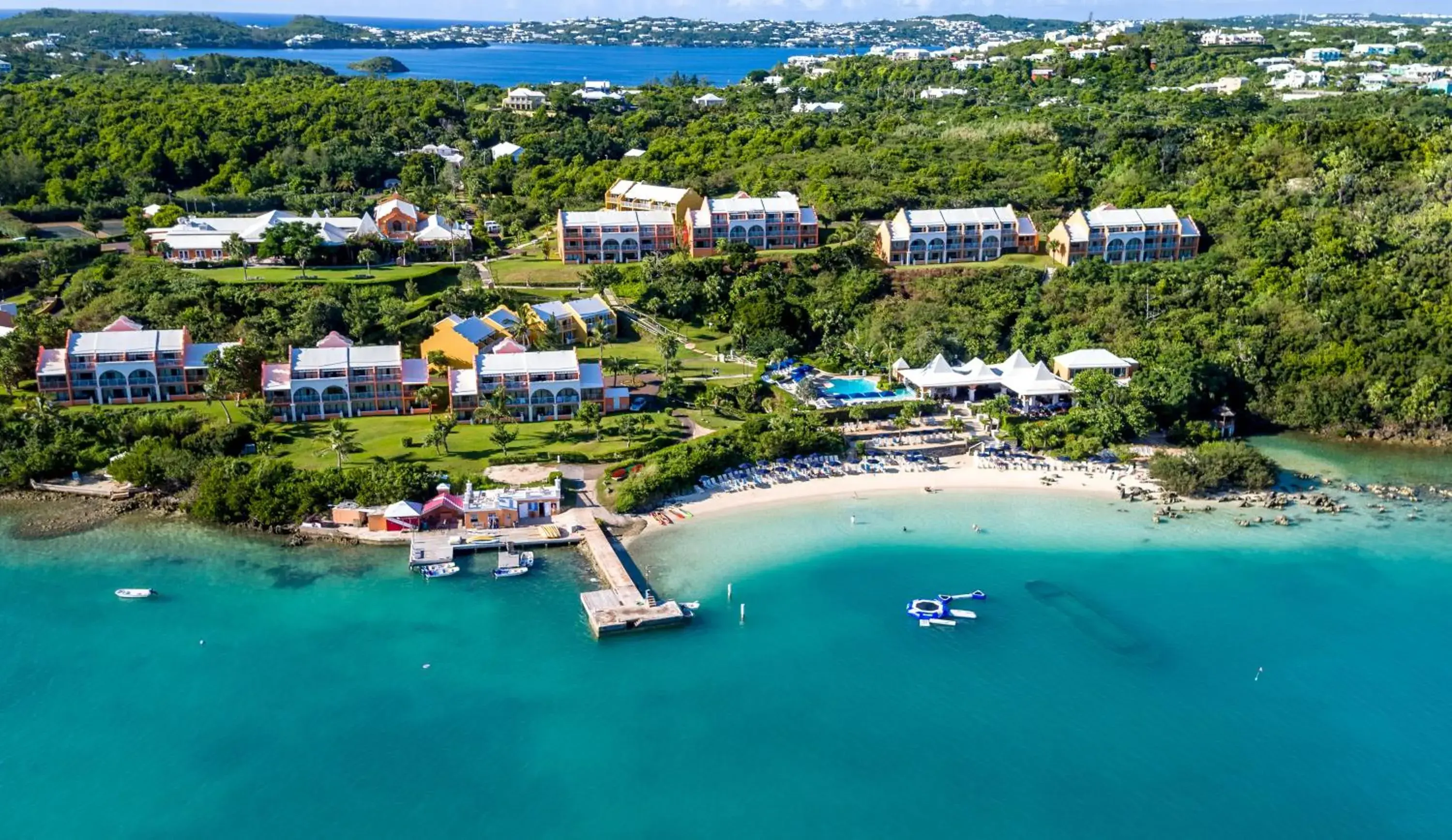 Bird's eye view in Grotto Bay Beach Resort Bird's eye view in Grotto Bay Beach Resort