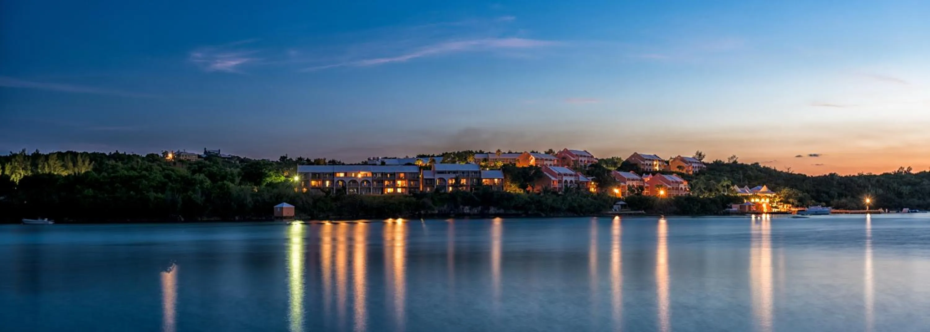 Sunset in Grotto Bay Beach Resort