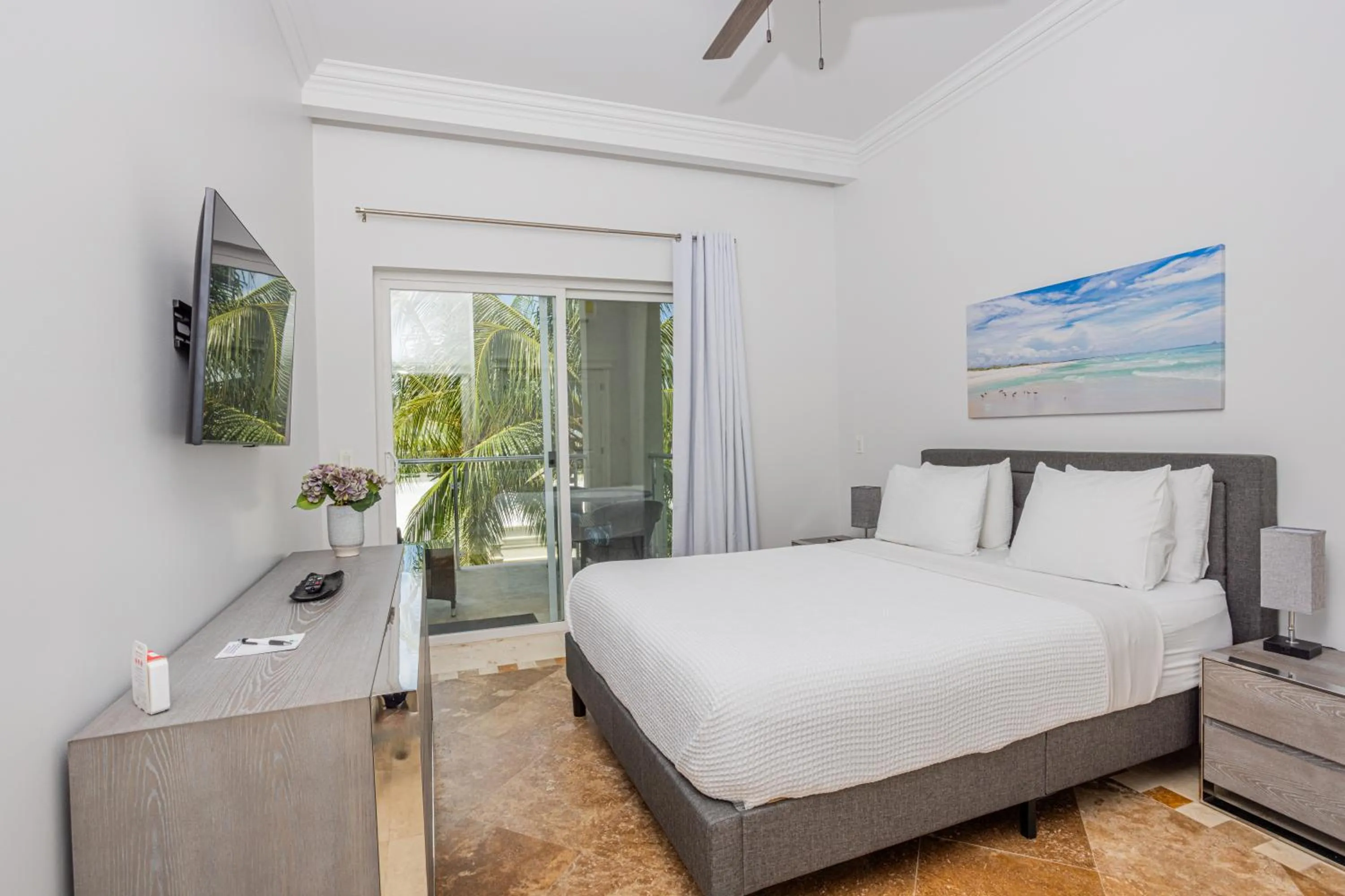 Bed in The Atrium Resort