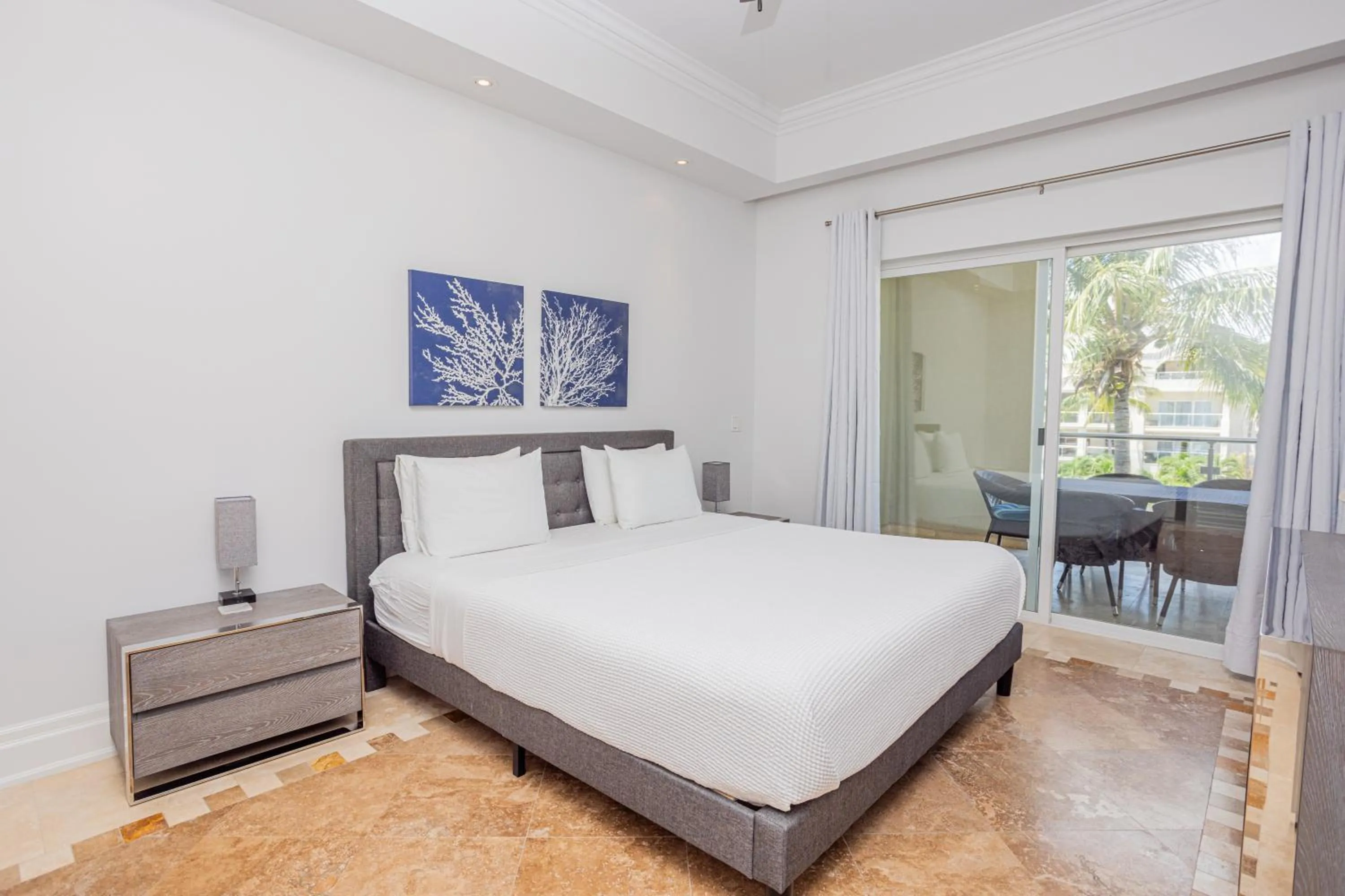 Bed in The Atrium Resort