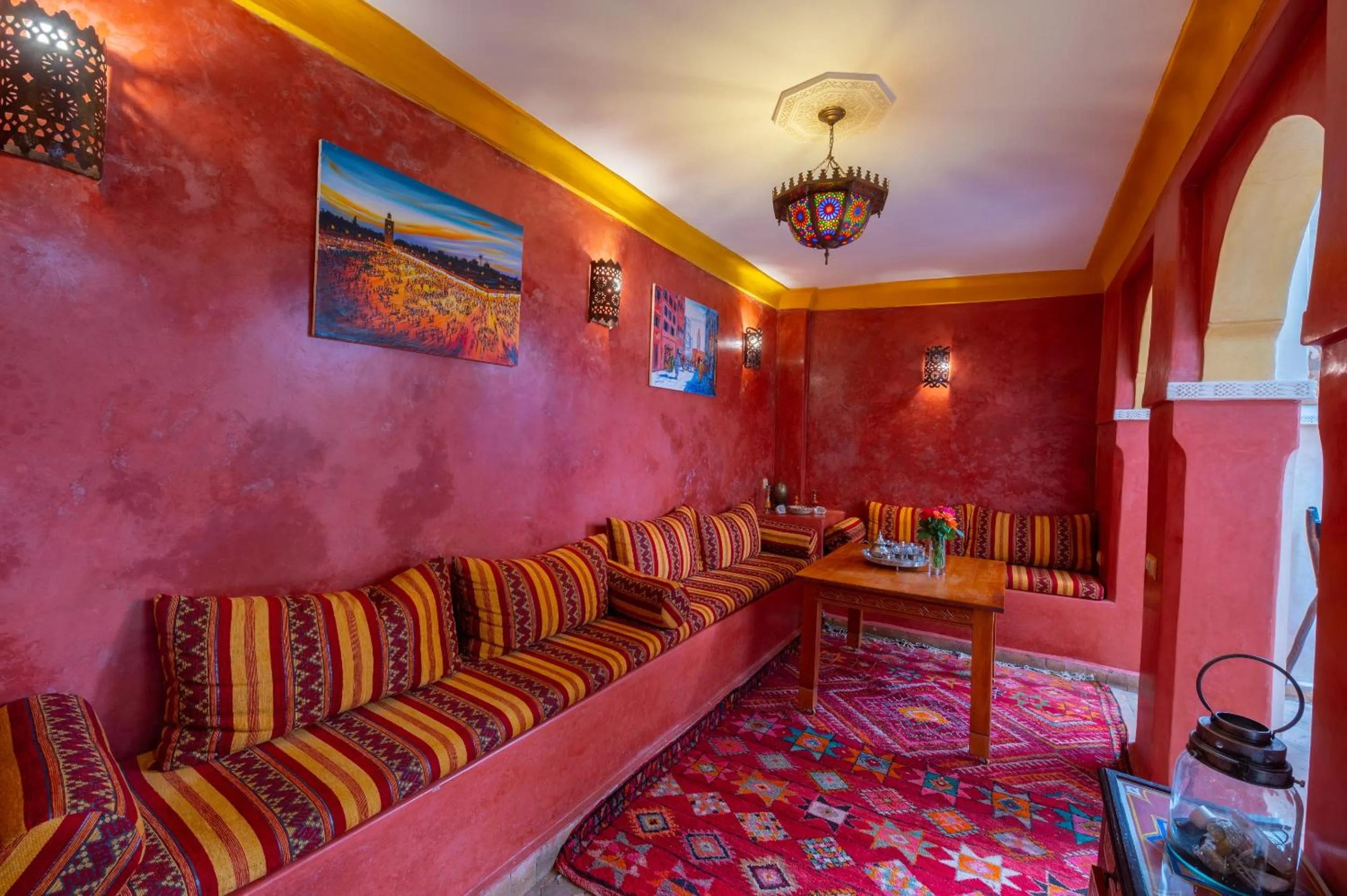 Living room in Riad M'boja "Chez Ali Baba"