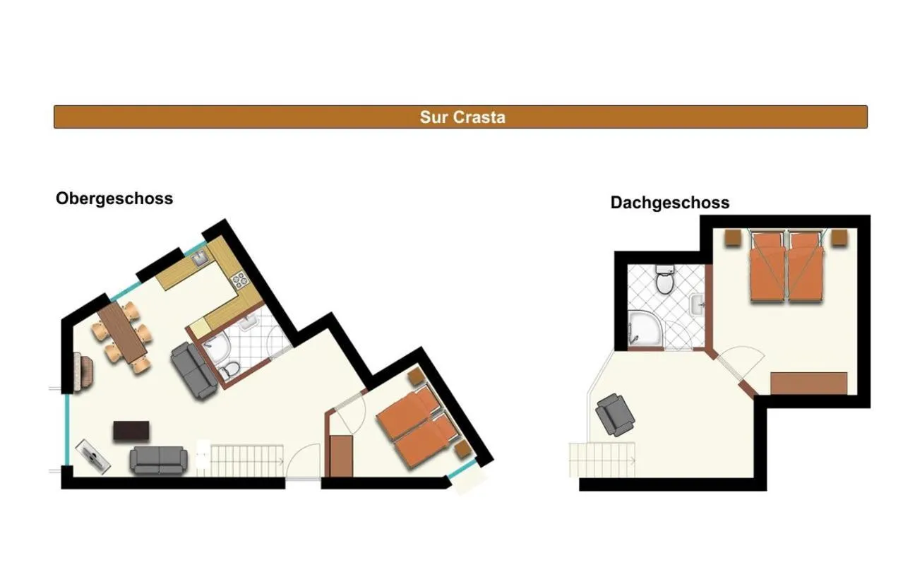 Floor plan in Sur Crasta