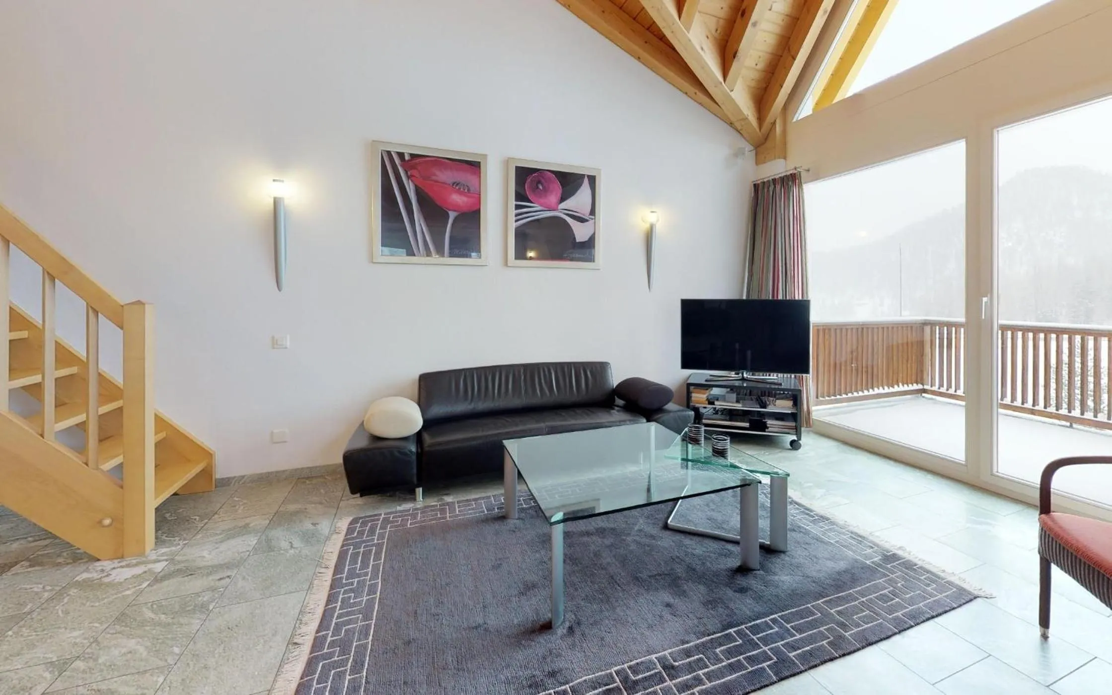 Living room in Sur Crasta