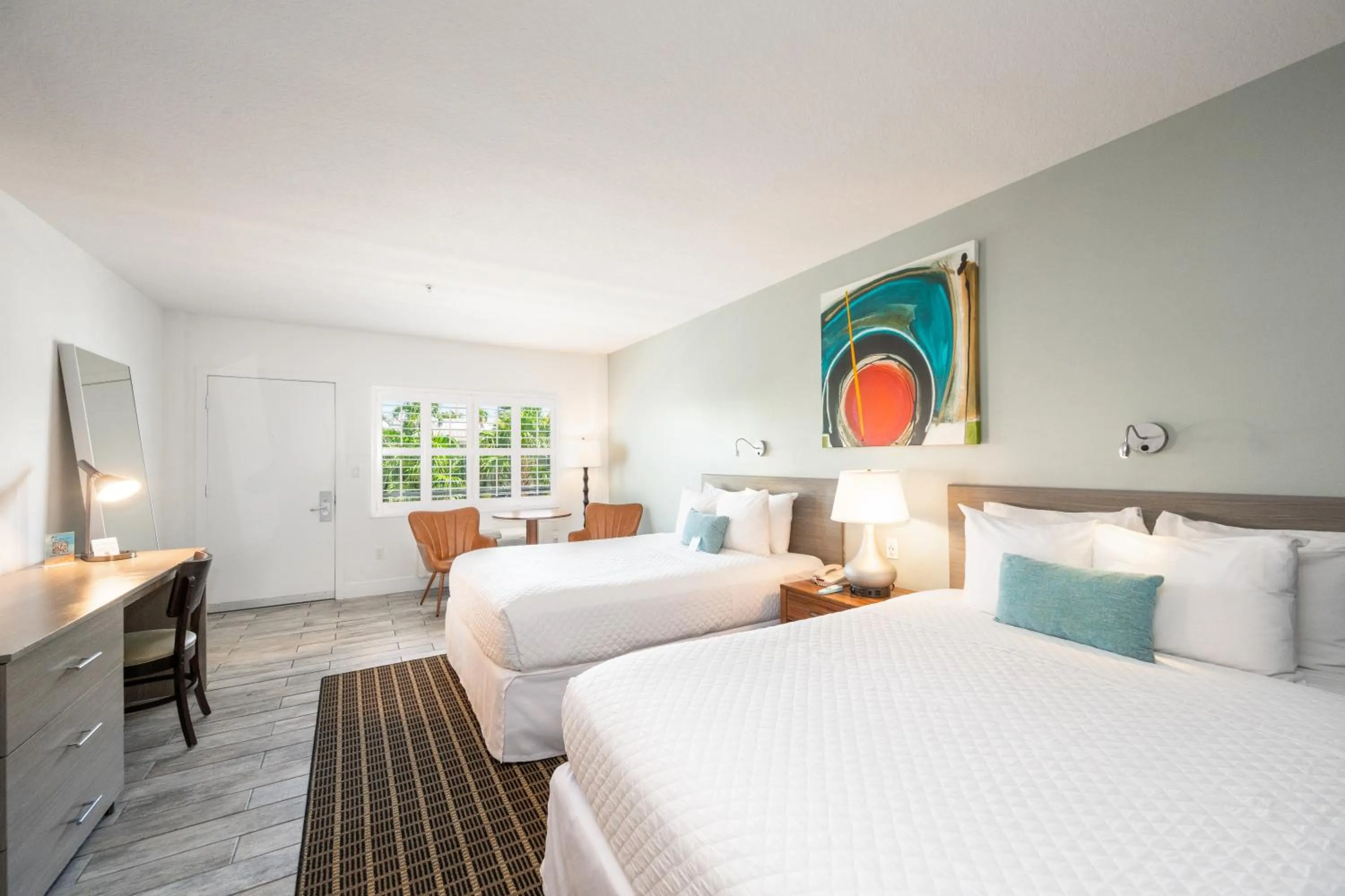 Bed in Blue Marlin Motel