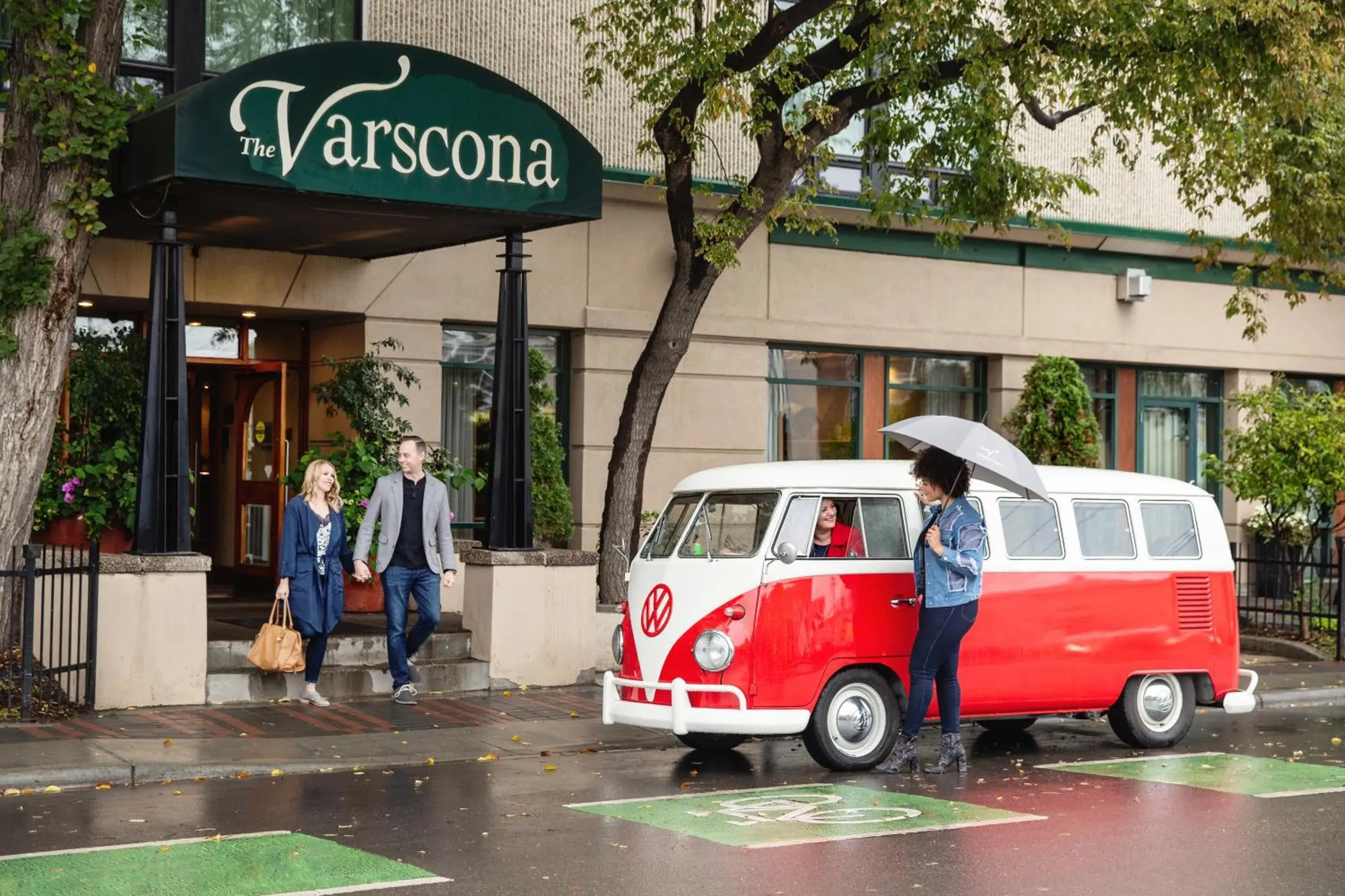 Facade/entrance in Varscona Hotel on Whyte Facade/entrance in Varscona Hotel on Whyte