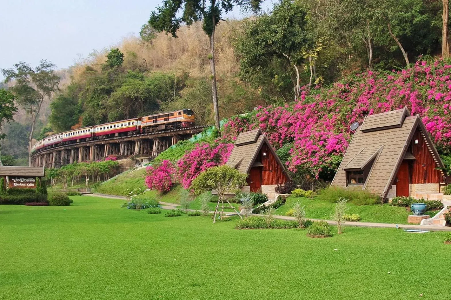 Garden in Suan Sai Yok Resort