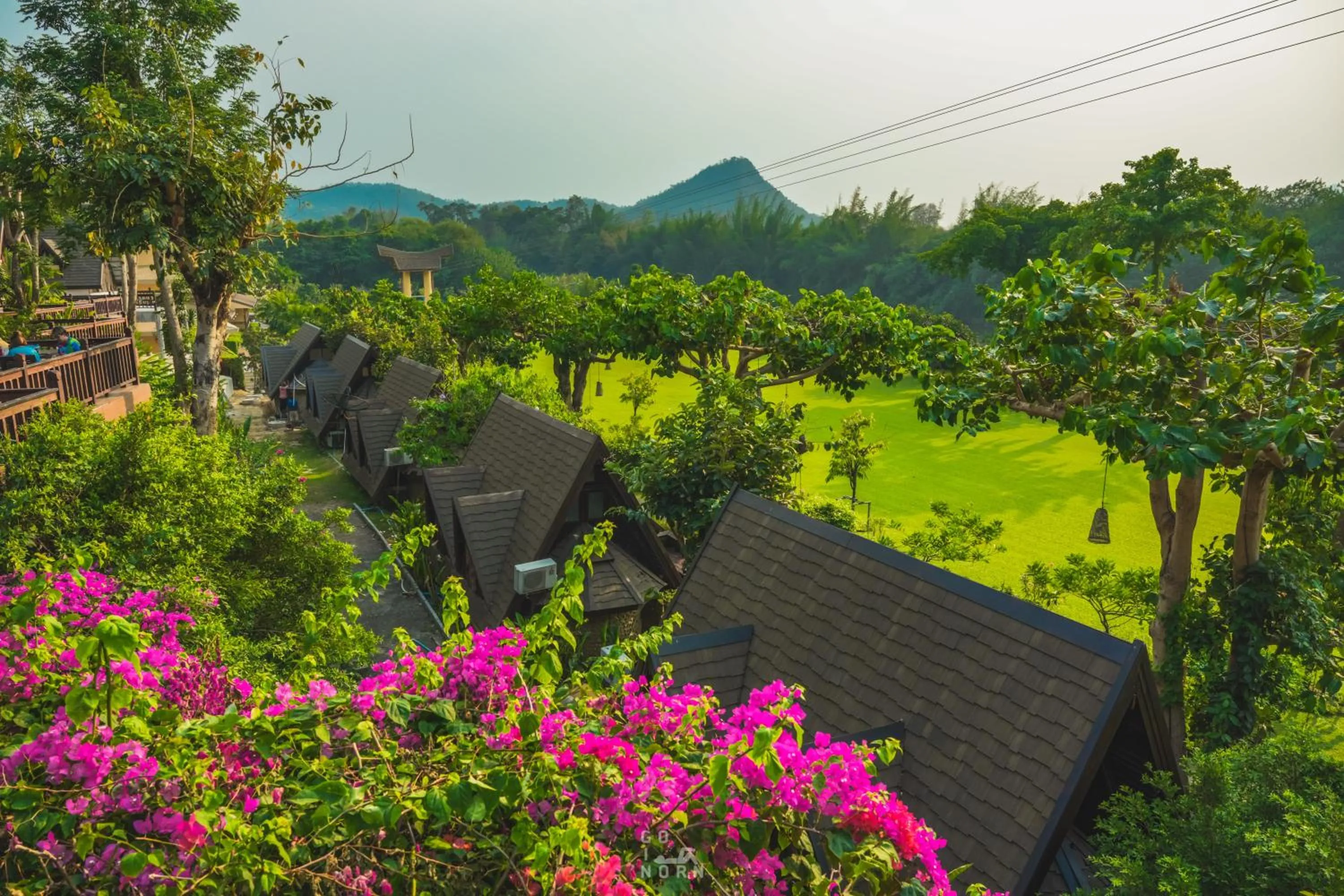 Garden view in Suan Sai Yok Resort
