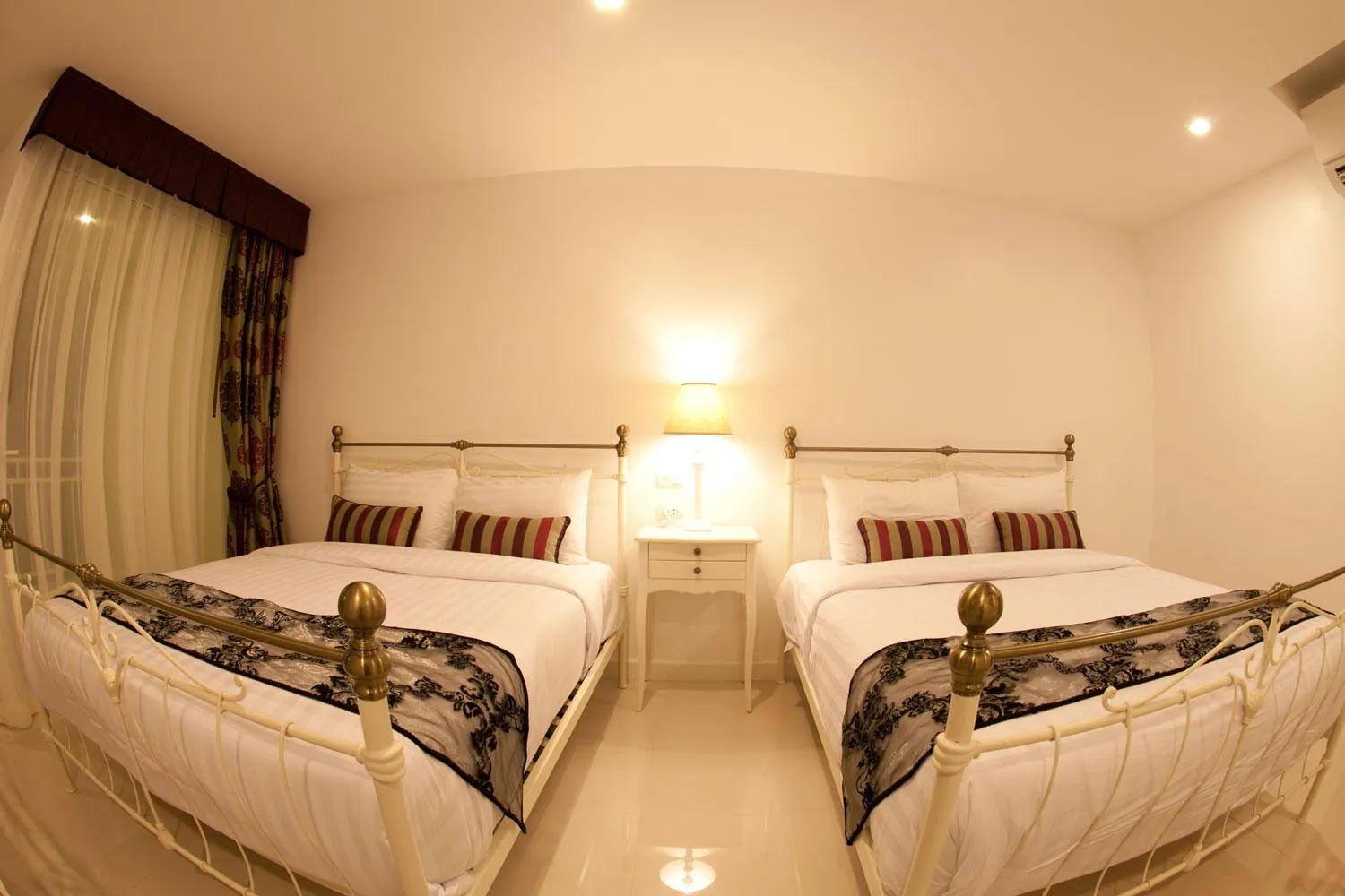 Bed in Suan Sai Yok Resort