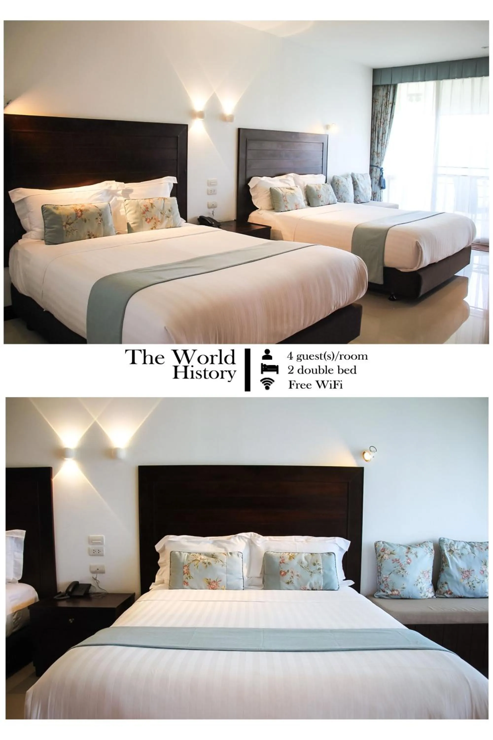 Bed in Suan Sai Yok Resort