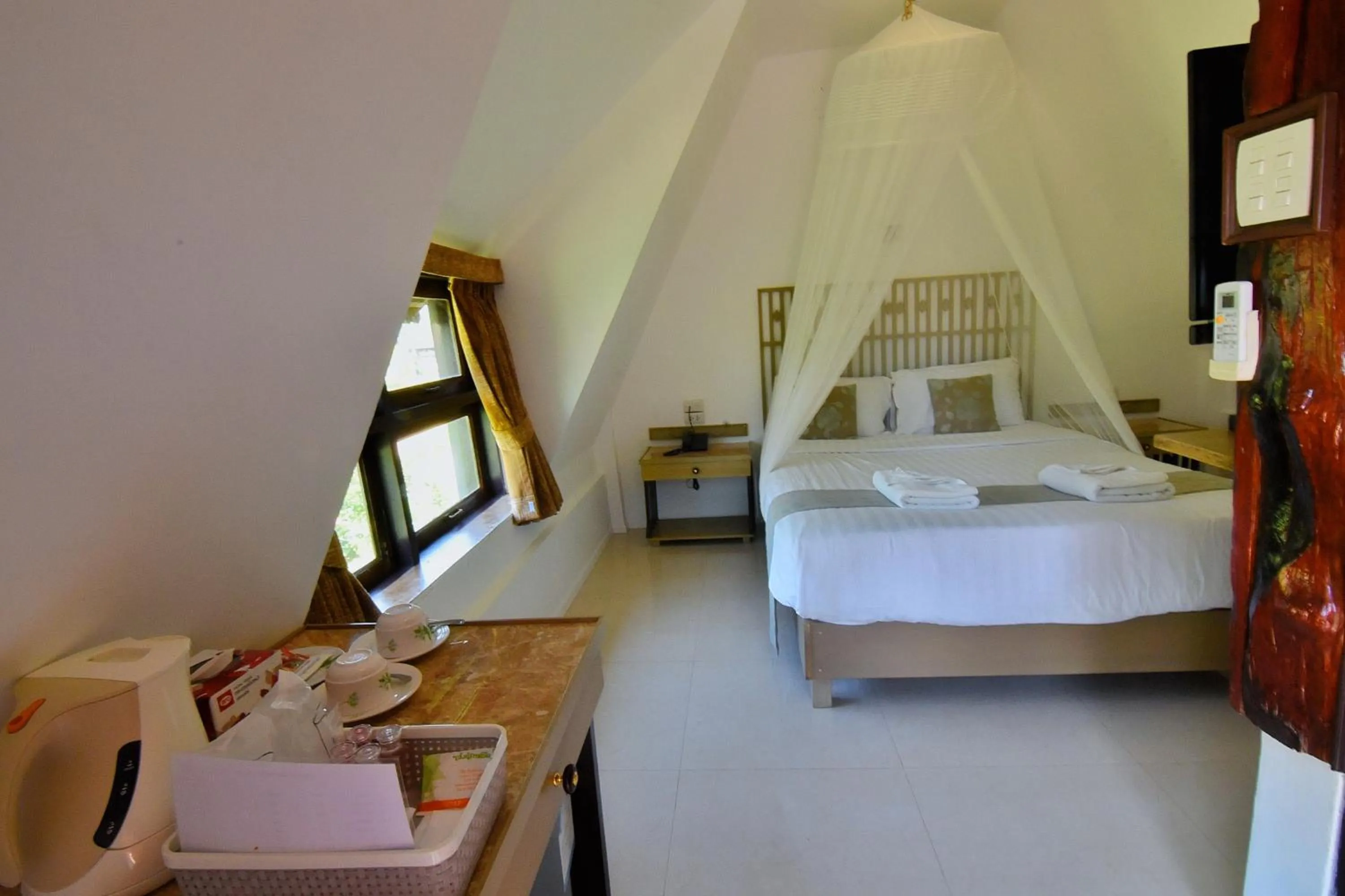 Bed in Suan Sai Yok Resort