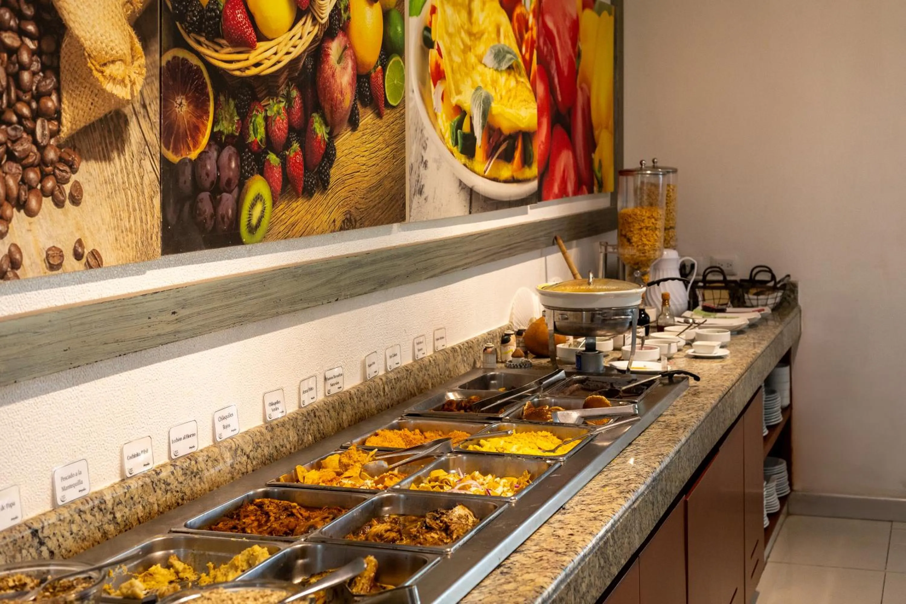 Buffet breakfast in Mesón de la Luna Hotel & Spa