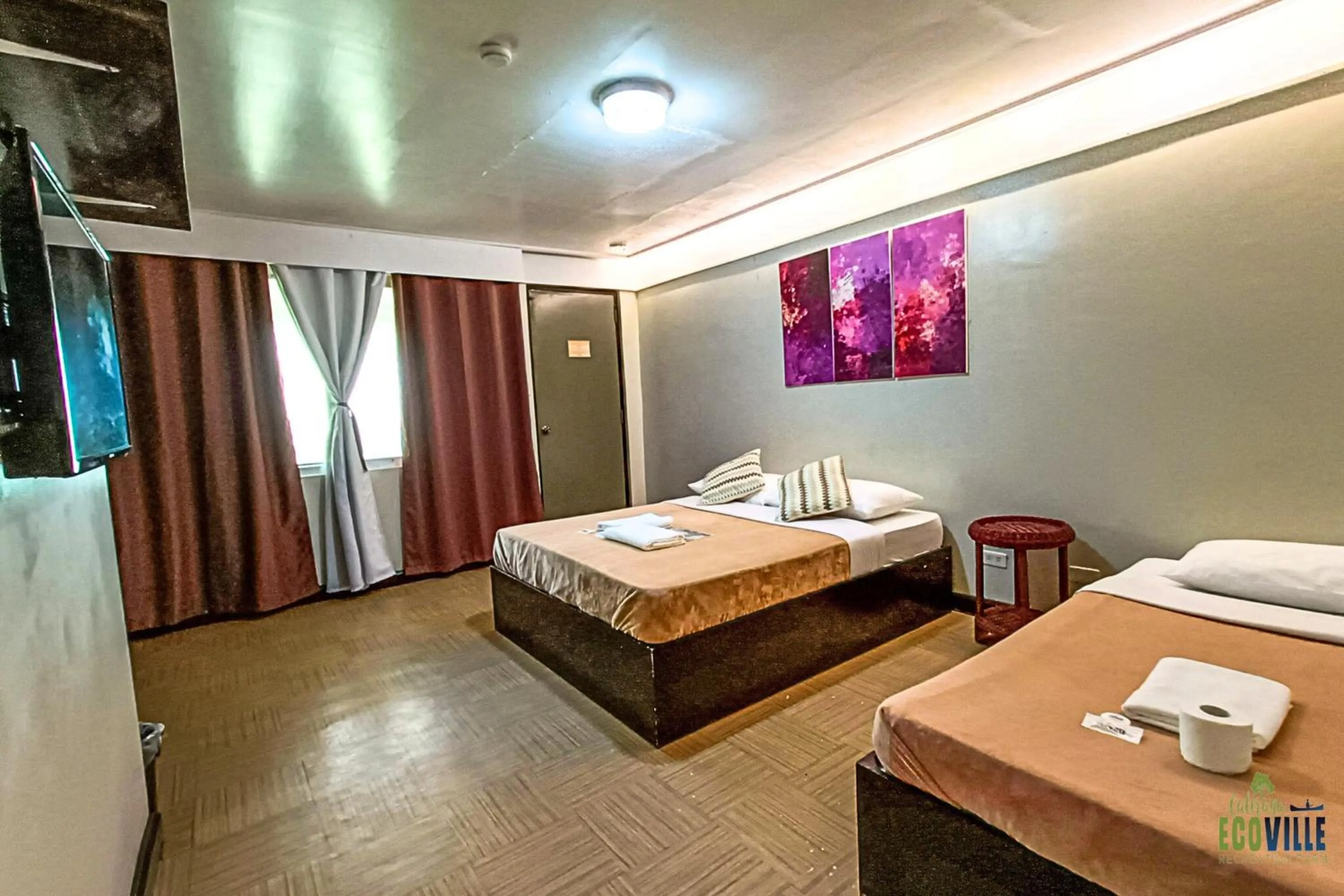 Bed in Caliraya Ecoville Recreation and Farm Resort