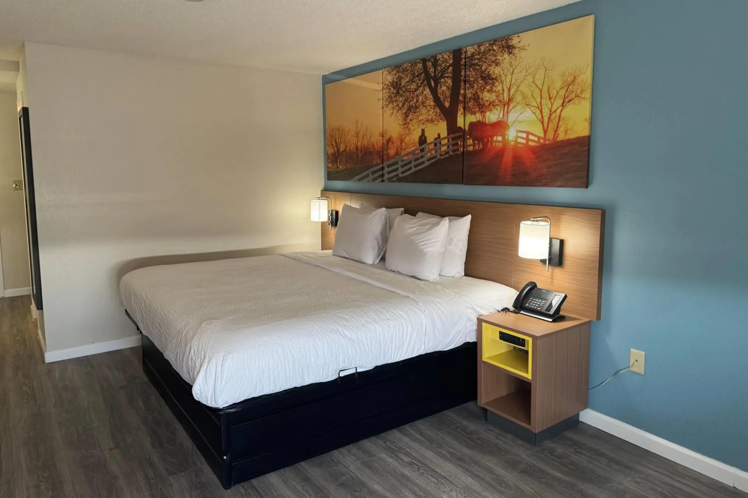 King Room with Roll-in Shower - Mobility Access/Non-Smoking in Days Inn & Suites by Wyndham Festus King Room with Roll-in Shower - Mobility Access/Non-Smoking in Days Inn & Suites by Wyndham Festus