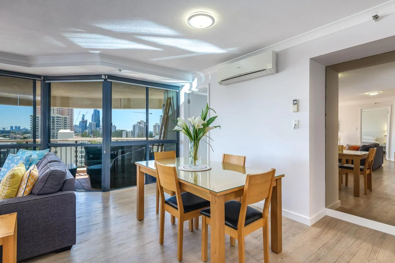 View (from property/room) in Victoria Square Apartments