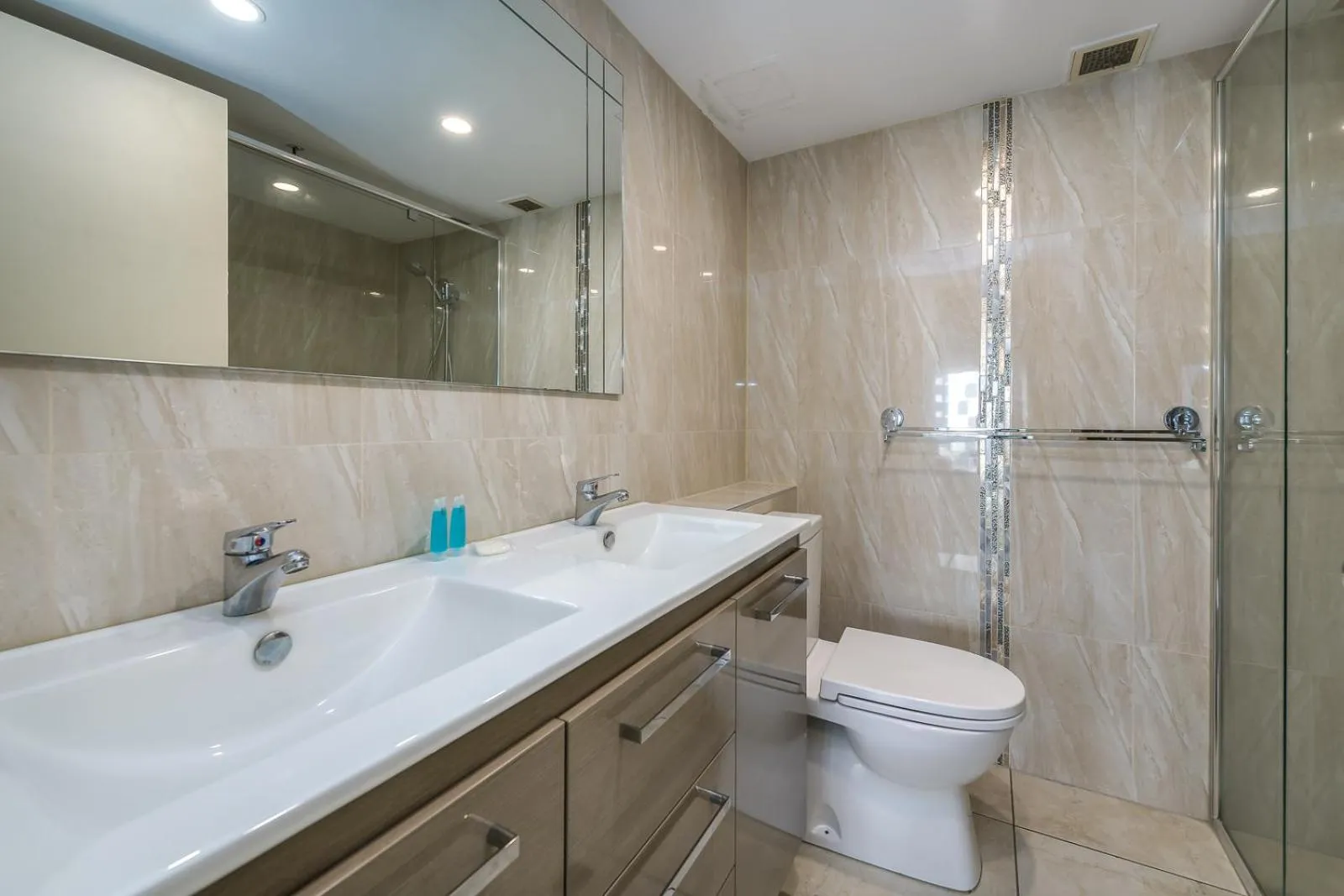 Shower in Victoria Square Apartments
