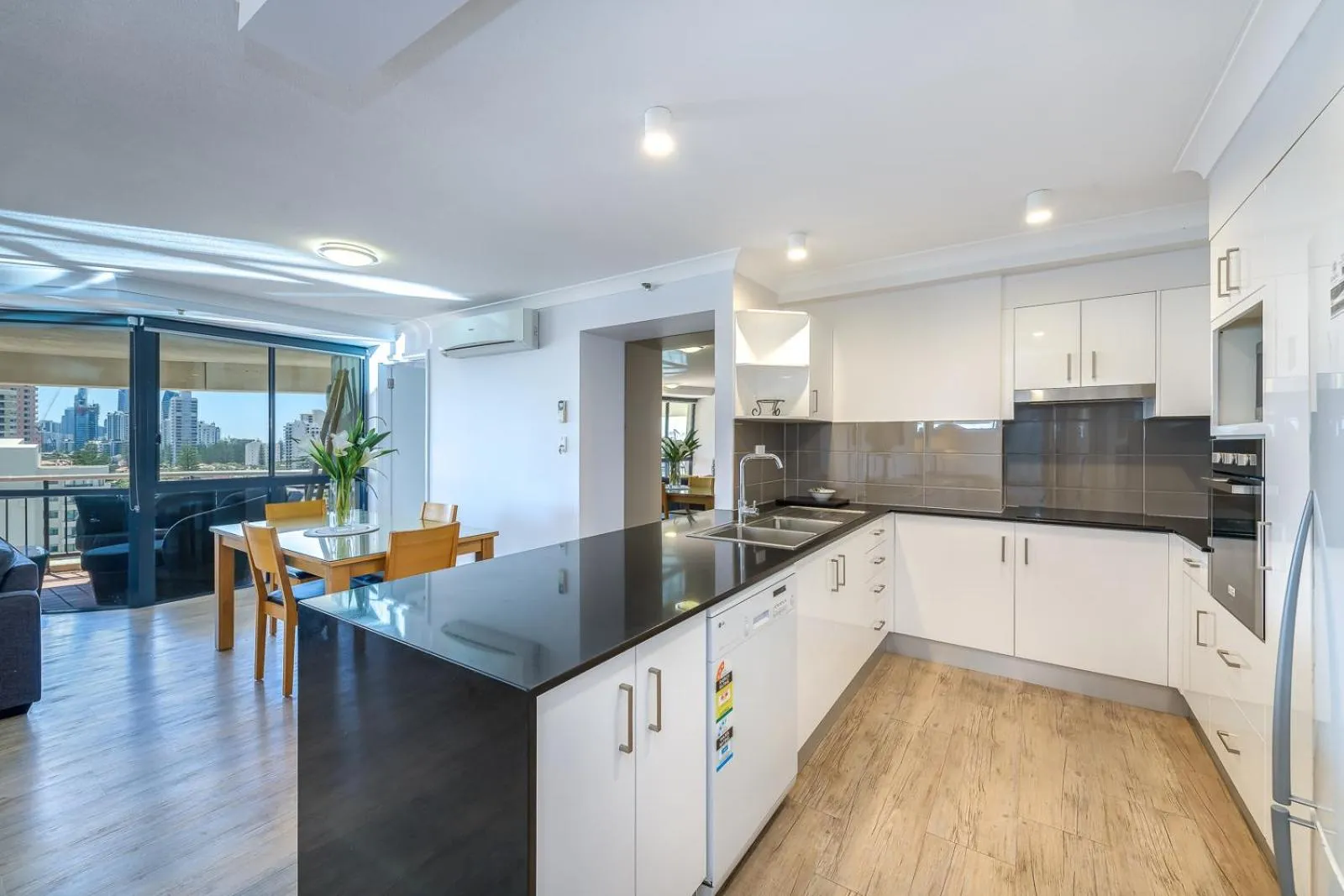 View (from property/room) in Victoria Square Apartments