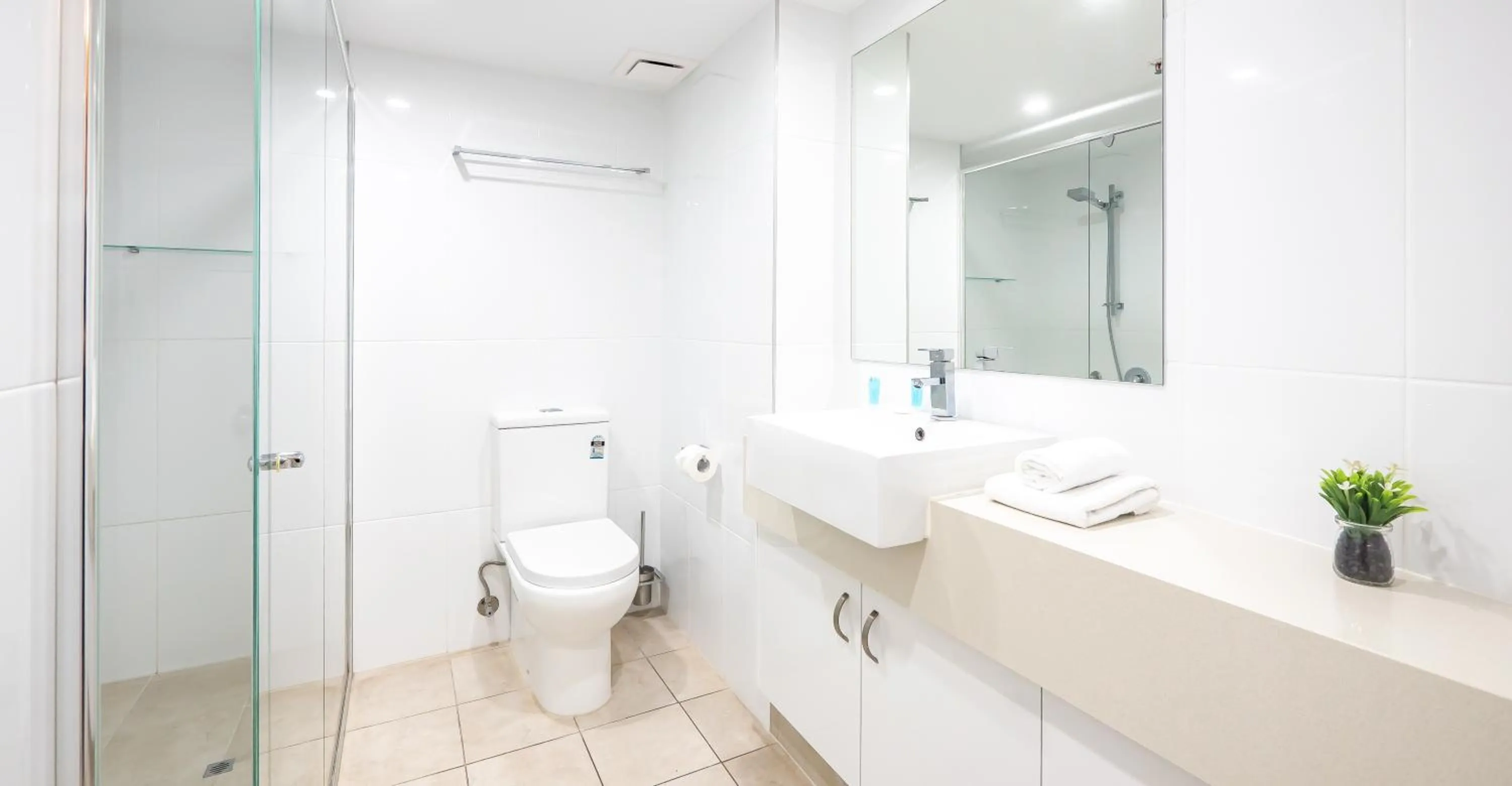 Bathroom in Victoria Square Apartments