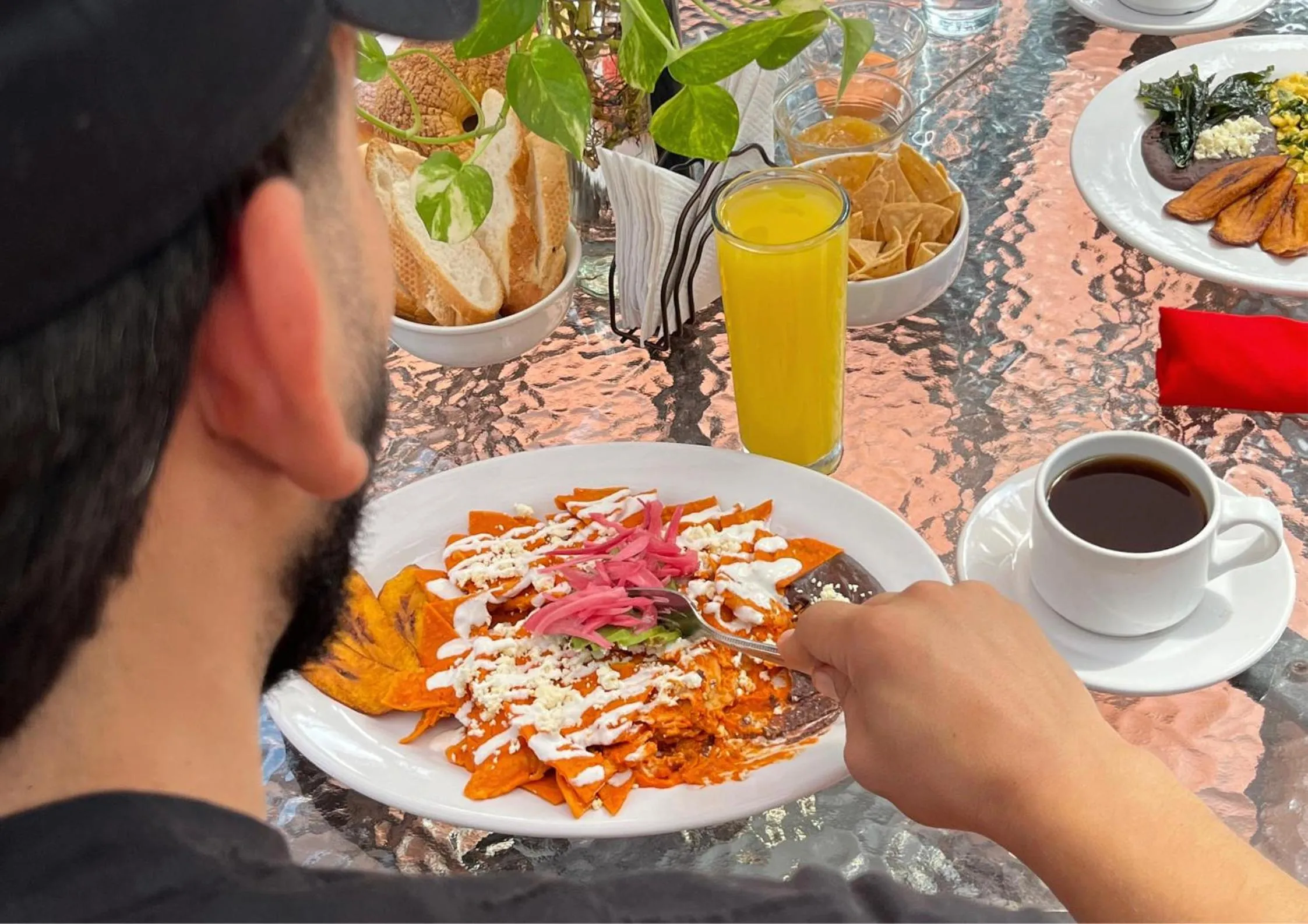 Breakfast in Hotel Maya Palenque
