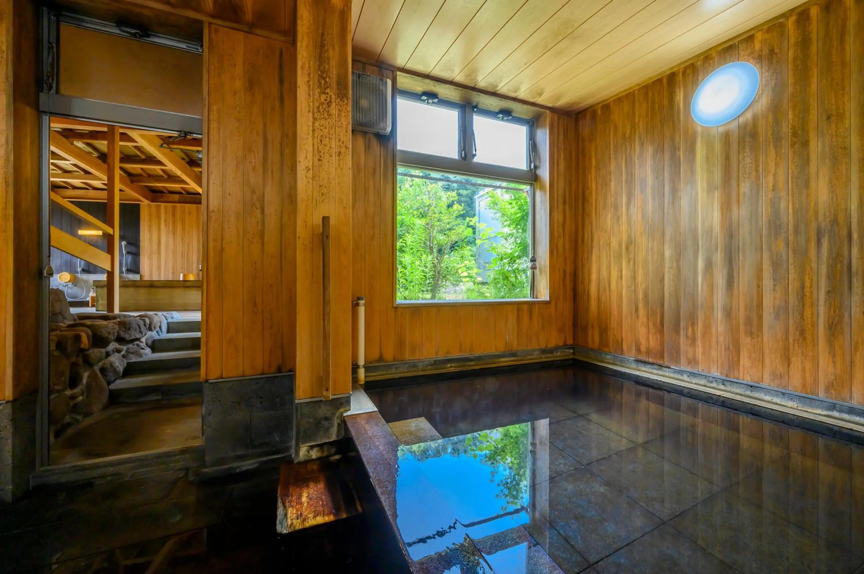 Hot Spring Bath in Ryokan Ohashi