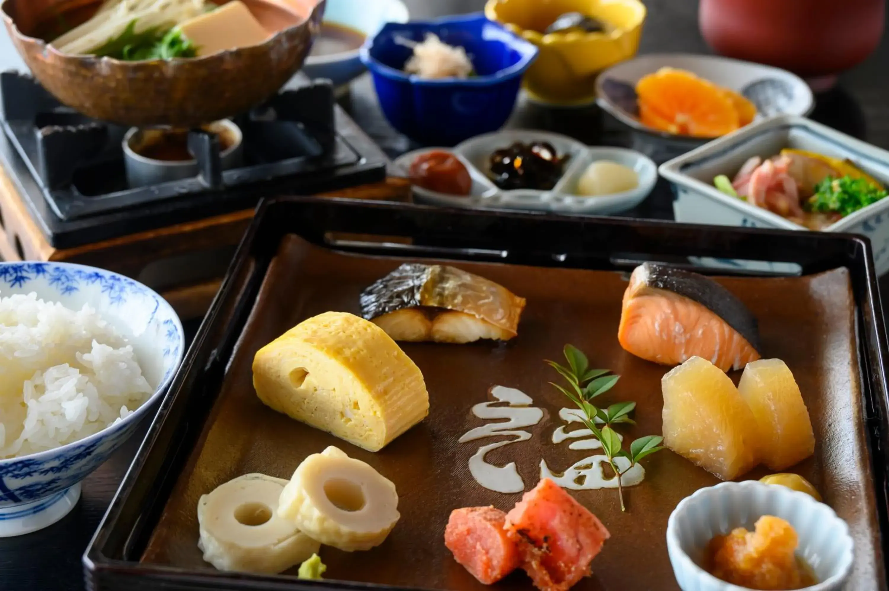 Food in Ryokan Ohashi Food in Ryokan Ohashi