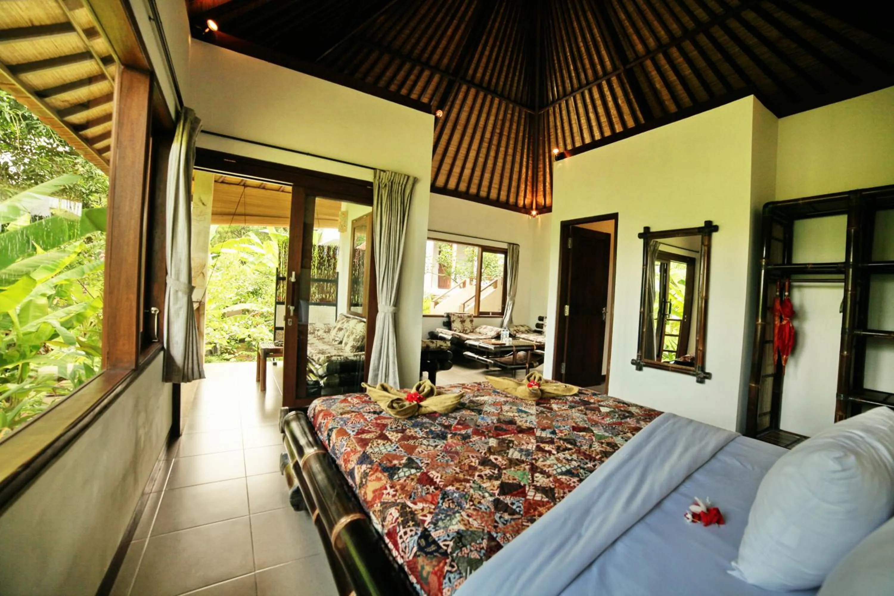 Photo of the whole room, Bed in Bali Dream House