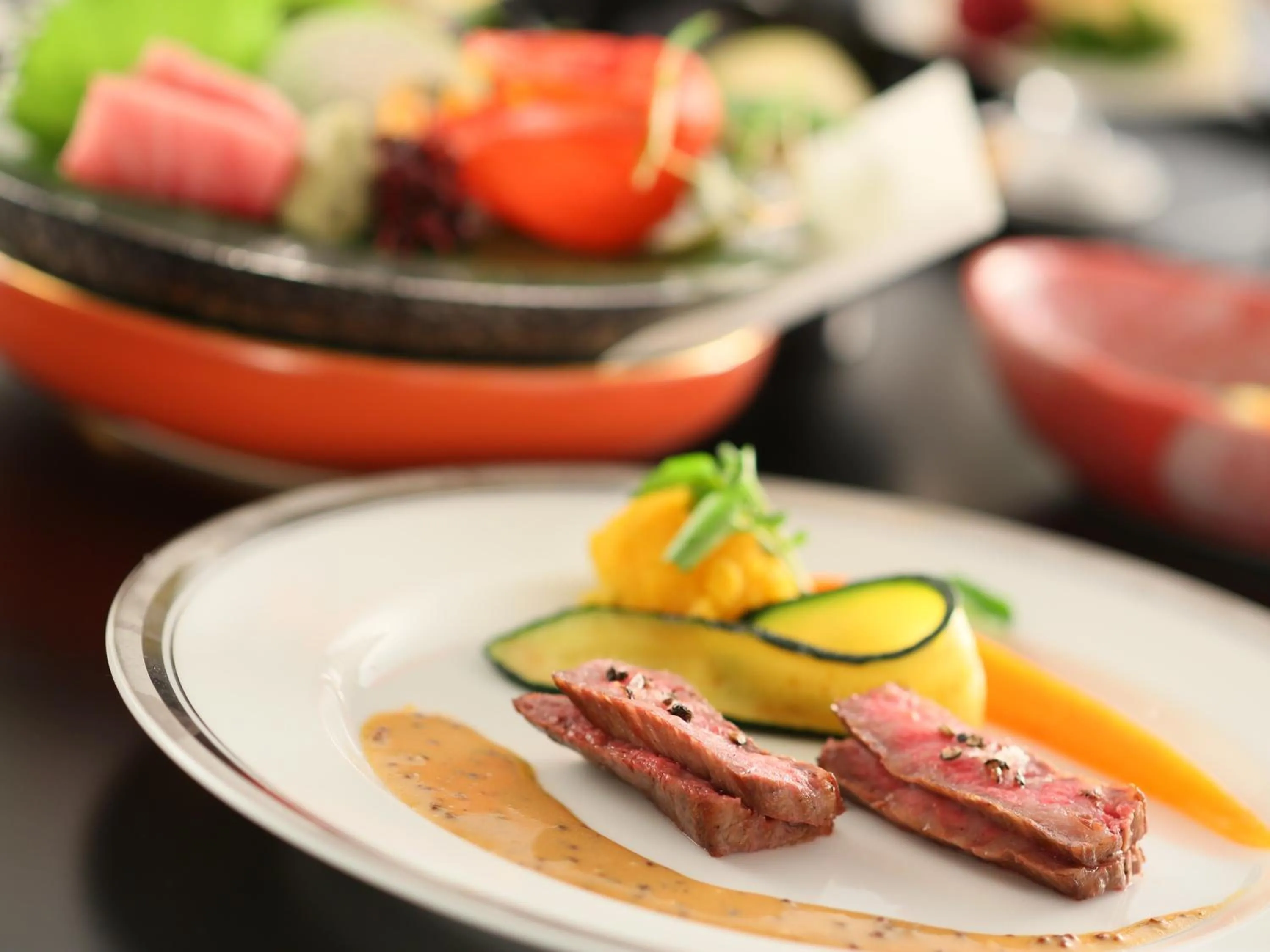 Food in Rako Hananoi Hotel