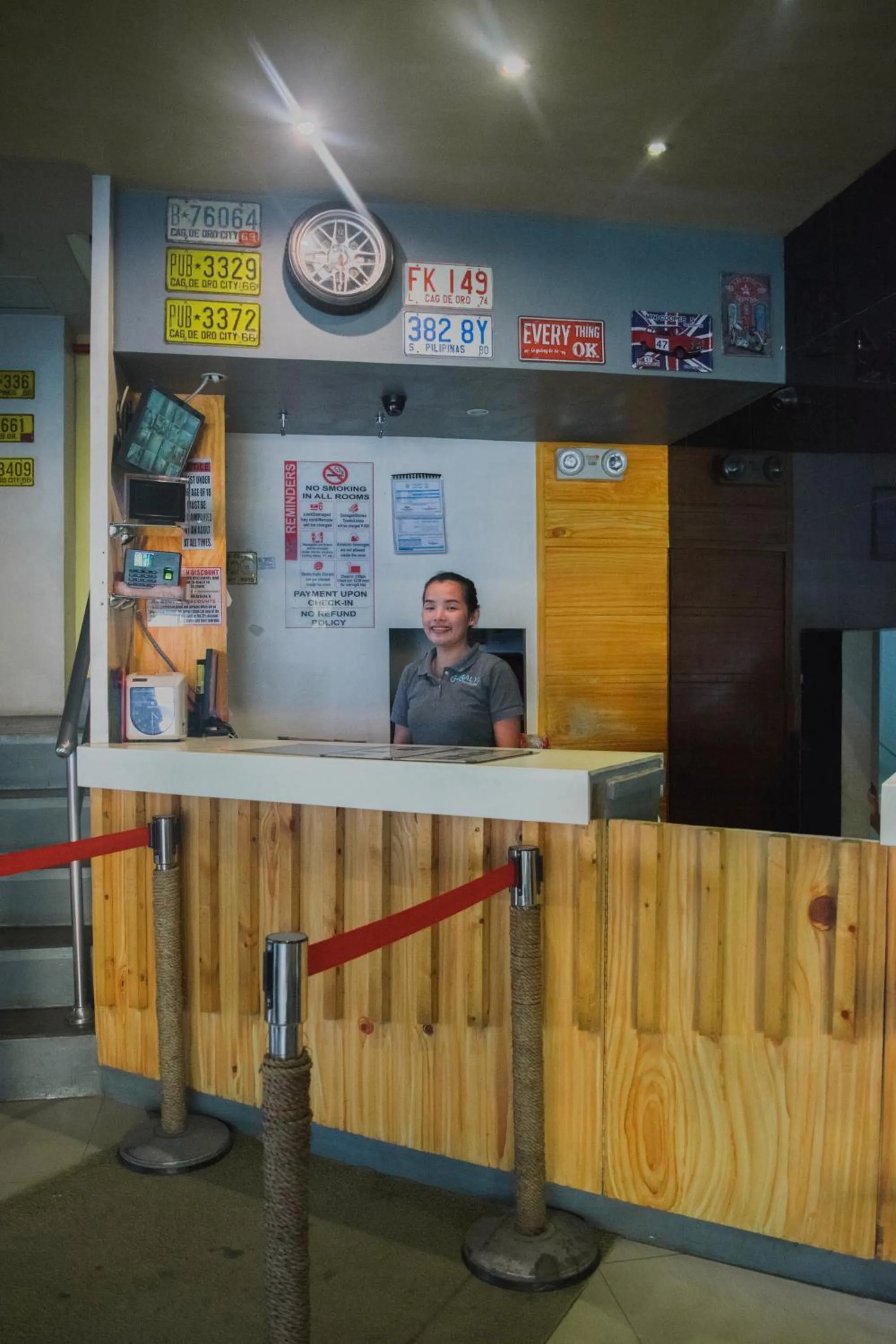 Staff in G-Galyx Inn Hotel