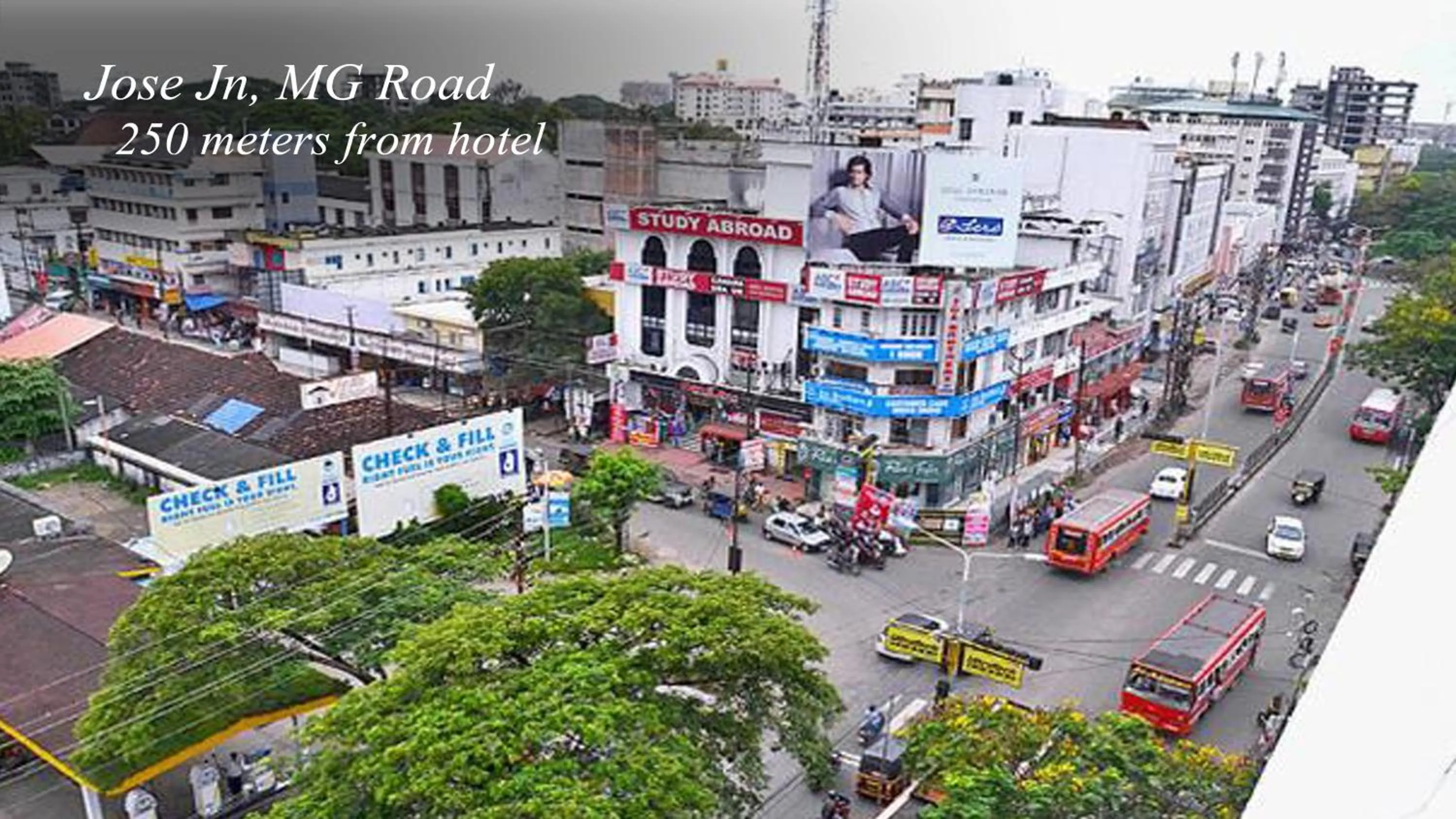 City view in Hotel Aiswarya