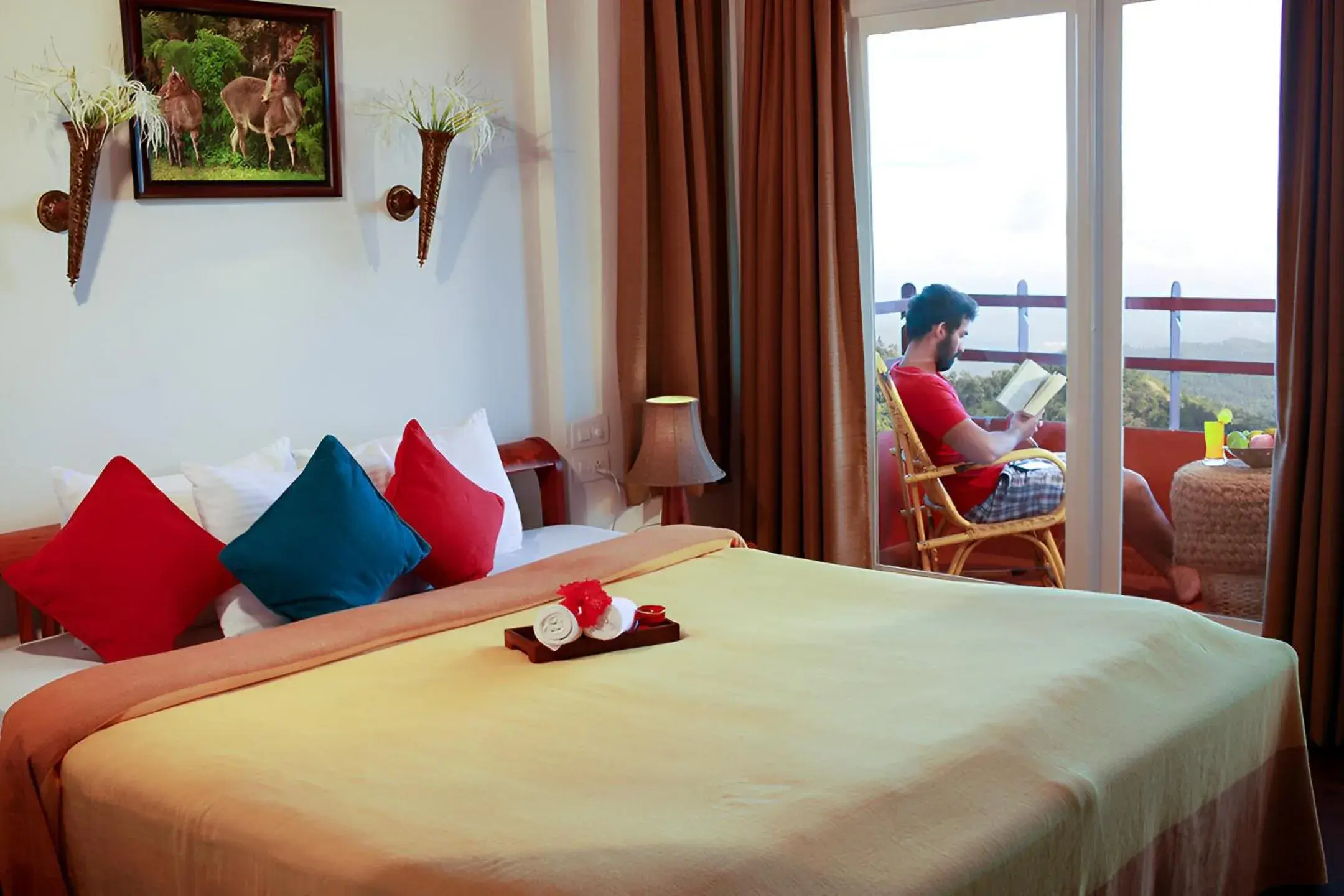 Bedroom, Bed in Blackberry Hills Munnar Nature Resort & Spa Bedroom, Bed in Blackberry Hills Munnar Nature Resort & Spa