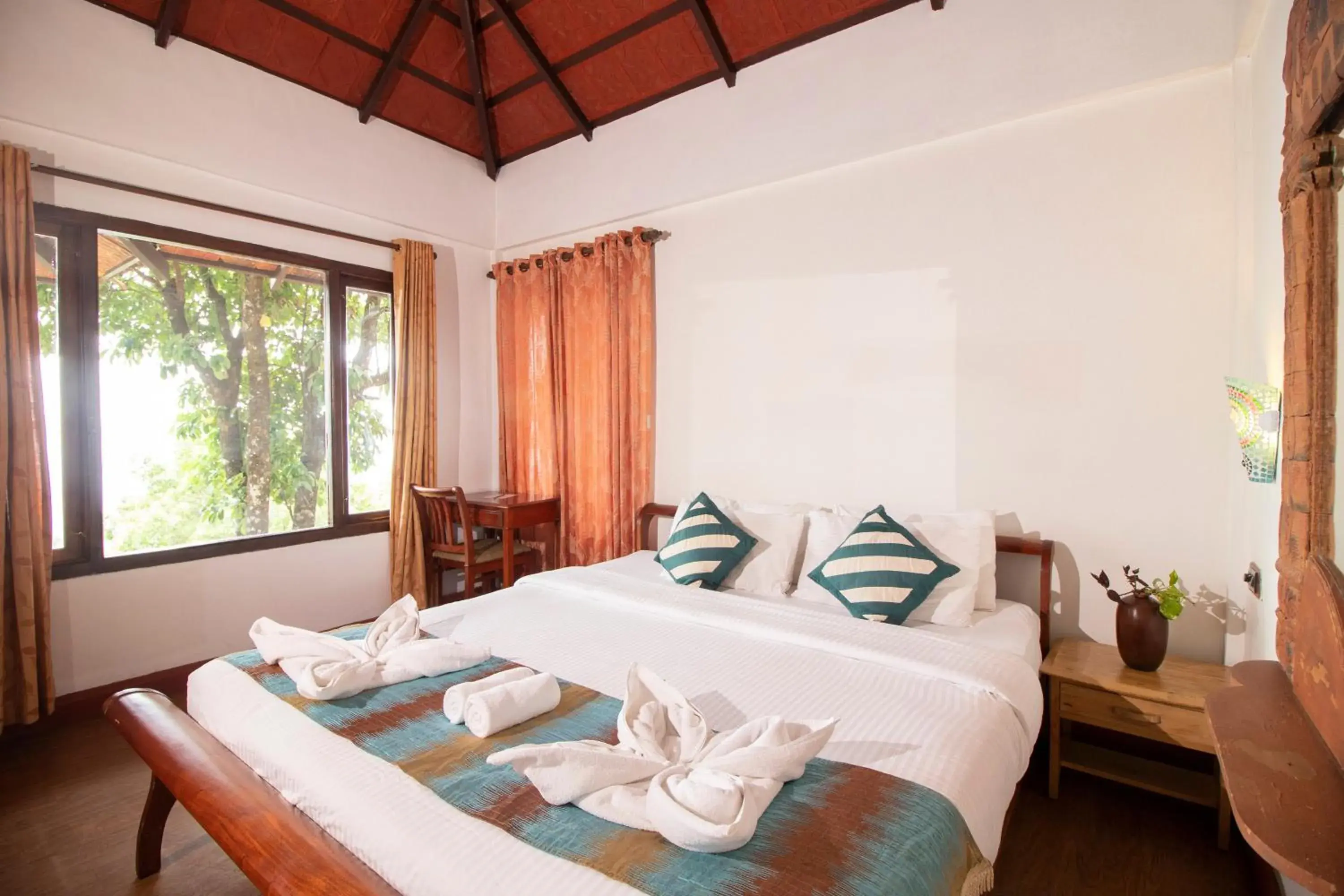 Bed in Blackberry Hills Munnar Nature Resort & Spa Bed in Blackberry Hills Munnar Nature Resort & Spa