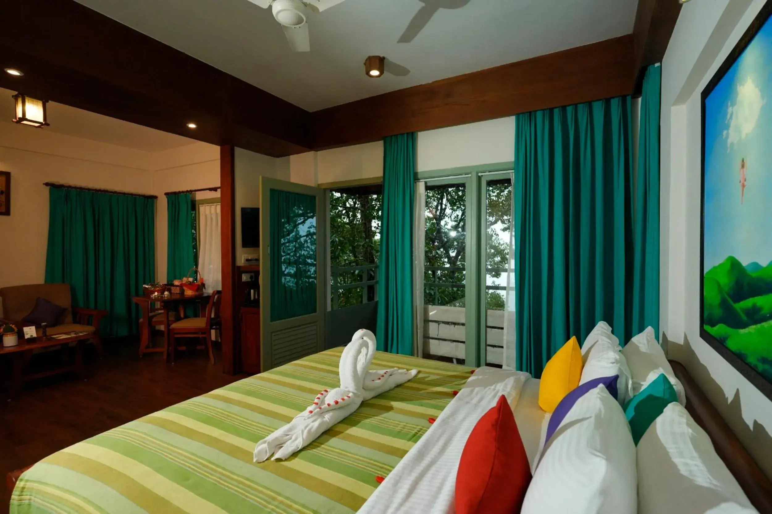 Bedroom, Bed in Blackberry Hills Munnar Nature Resort & Spa Bedroom, Bed in Blackberry Hills Munnar Nature Resort & Spa