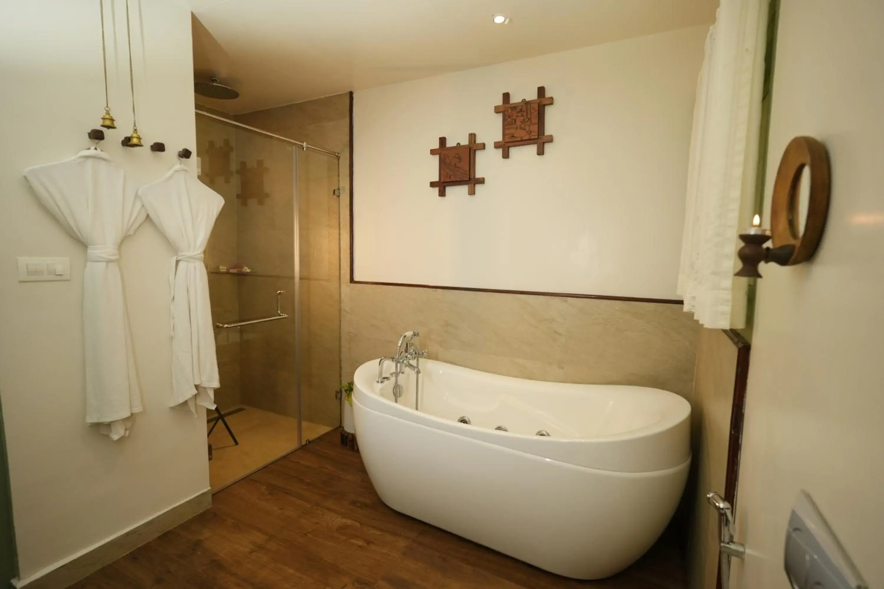 Bathroom in Blackberry Hills Munnar Nature Resort & Spa Bathroom in Blackberry Hills Munnar Nature Resort & Spa