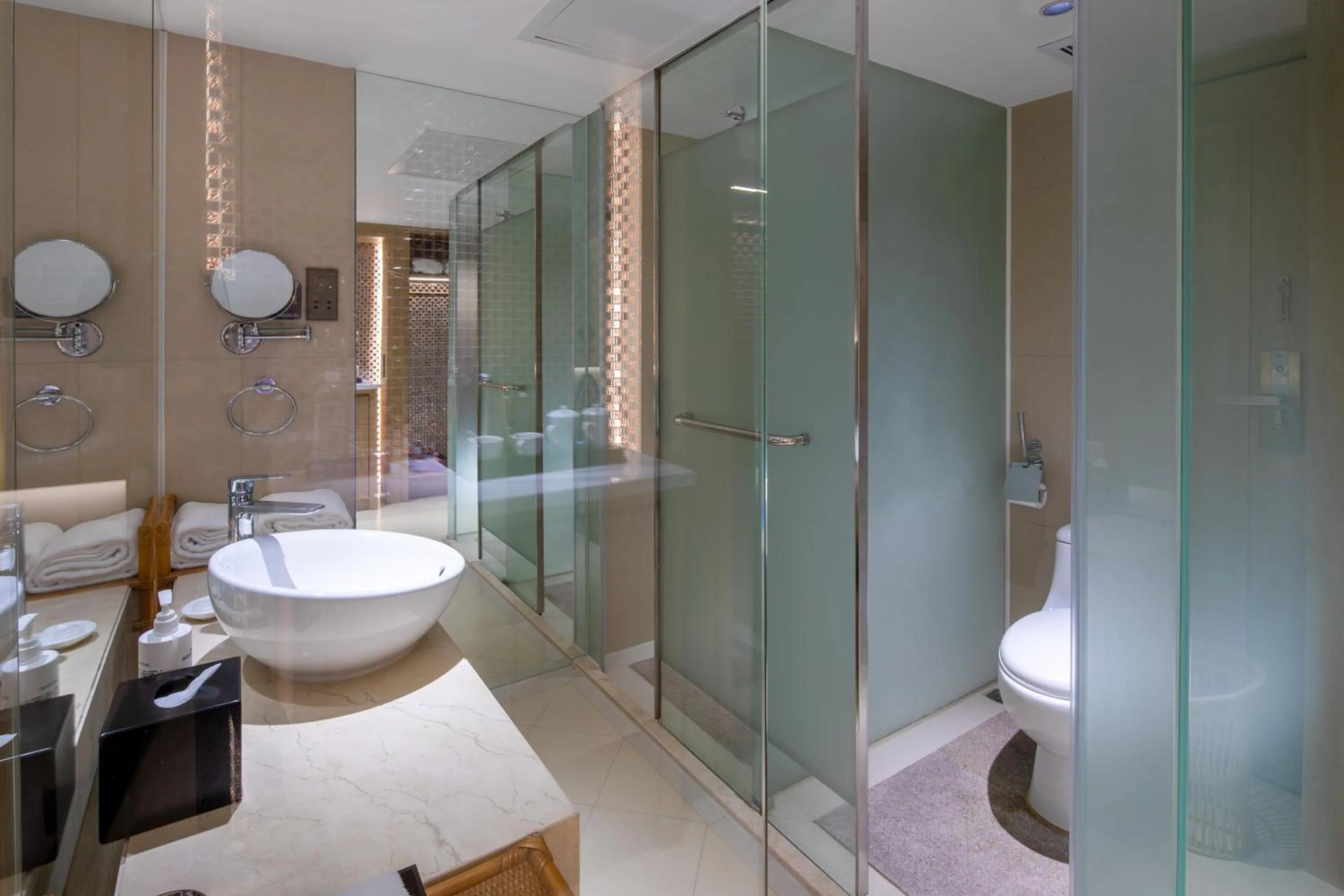 Toilet in Landmark International Hotel