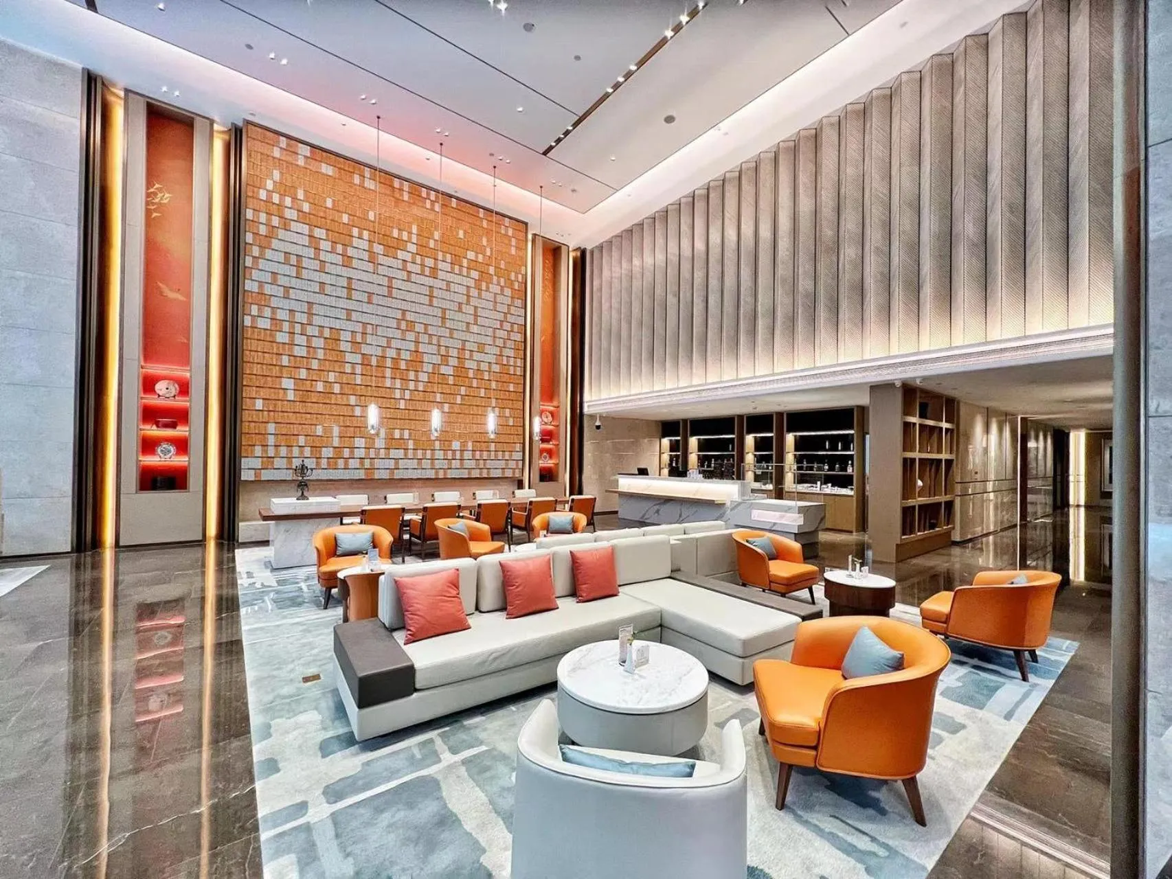 Lobby or reception in Landmark International Hotel