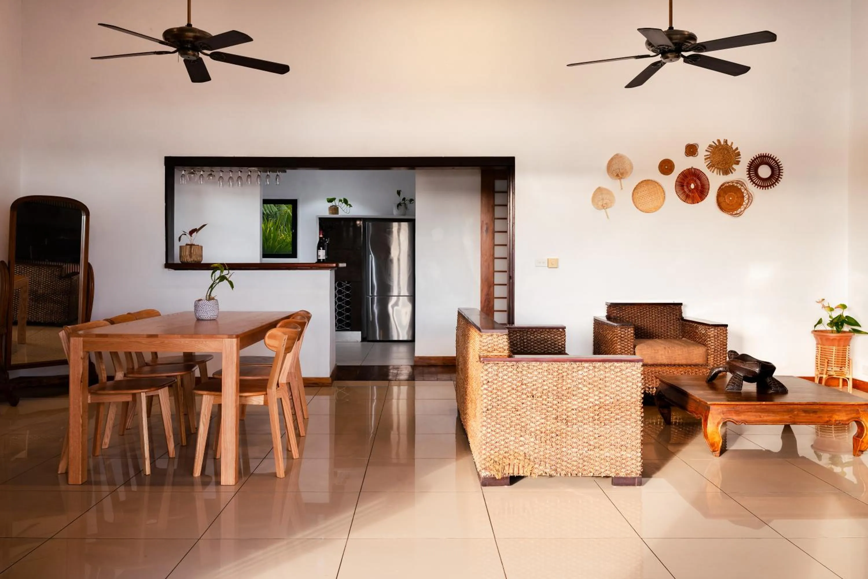 Living room in Fatumaru Lodge