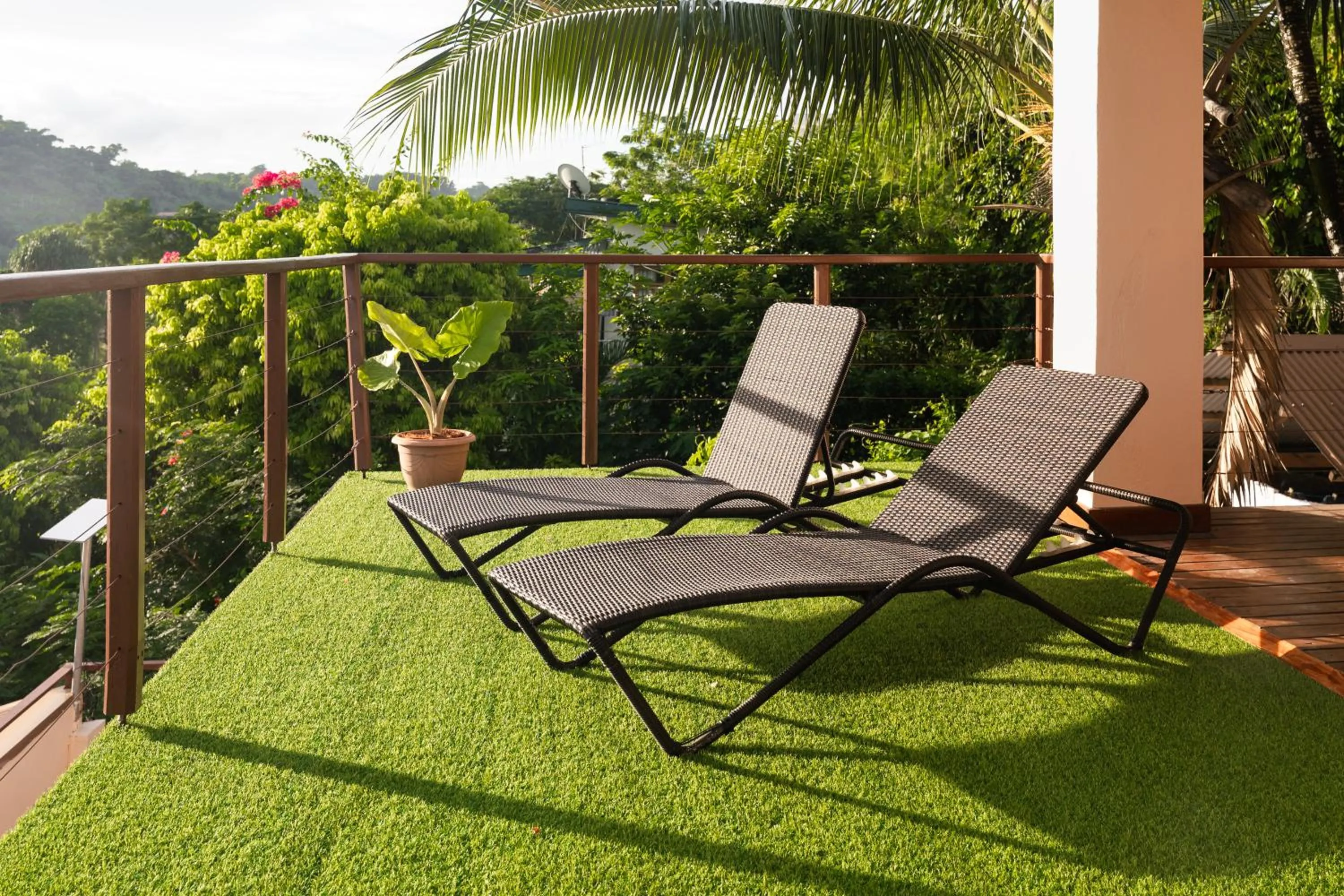 Balcony/Terrace in Fatumaru Lodge