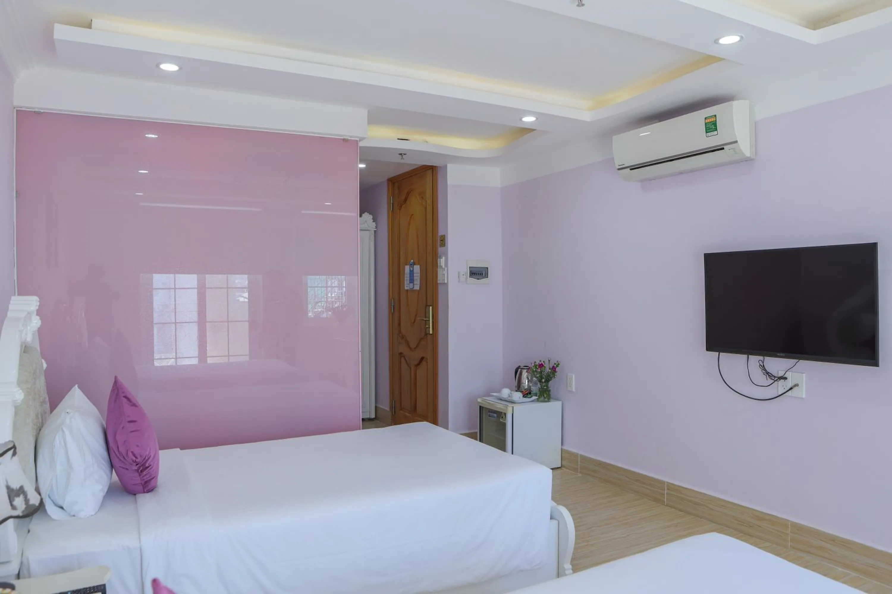 Bed in Happy Star Hotel Nha Trang