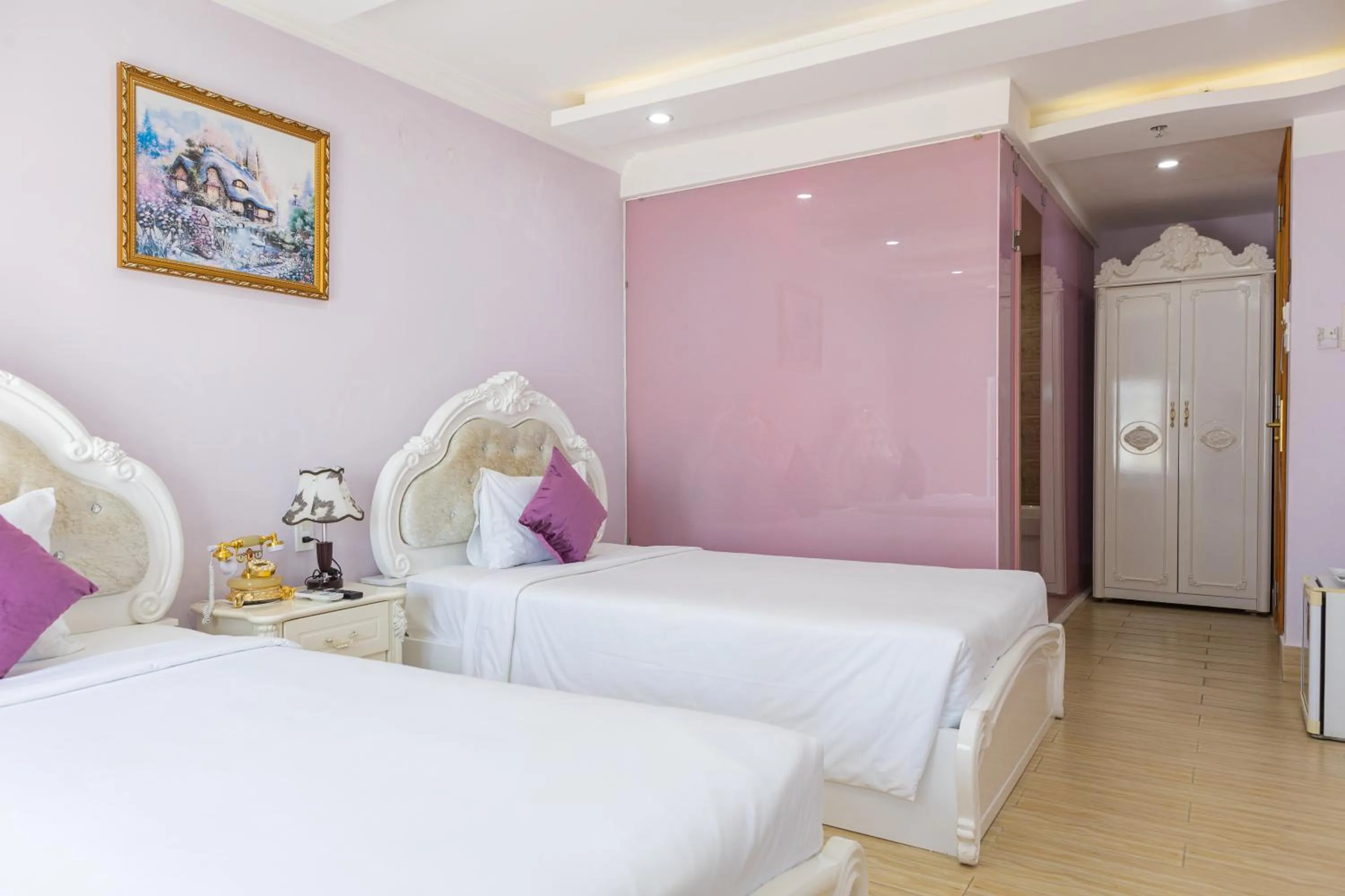 Bed in Happy Star Hotel Nha Trang