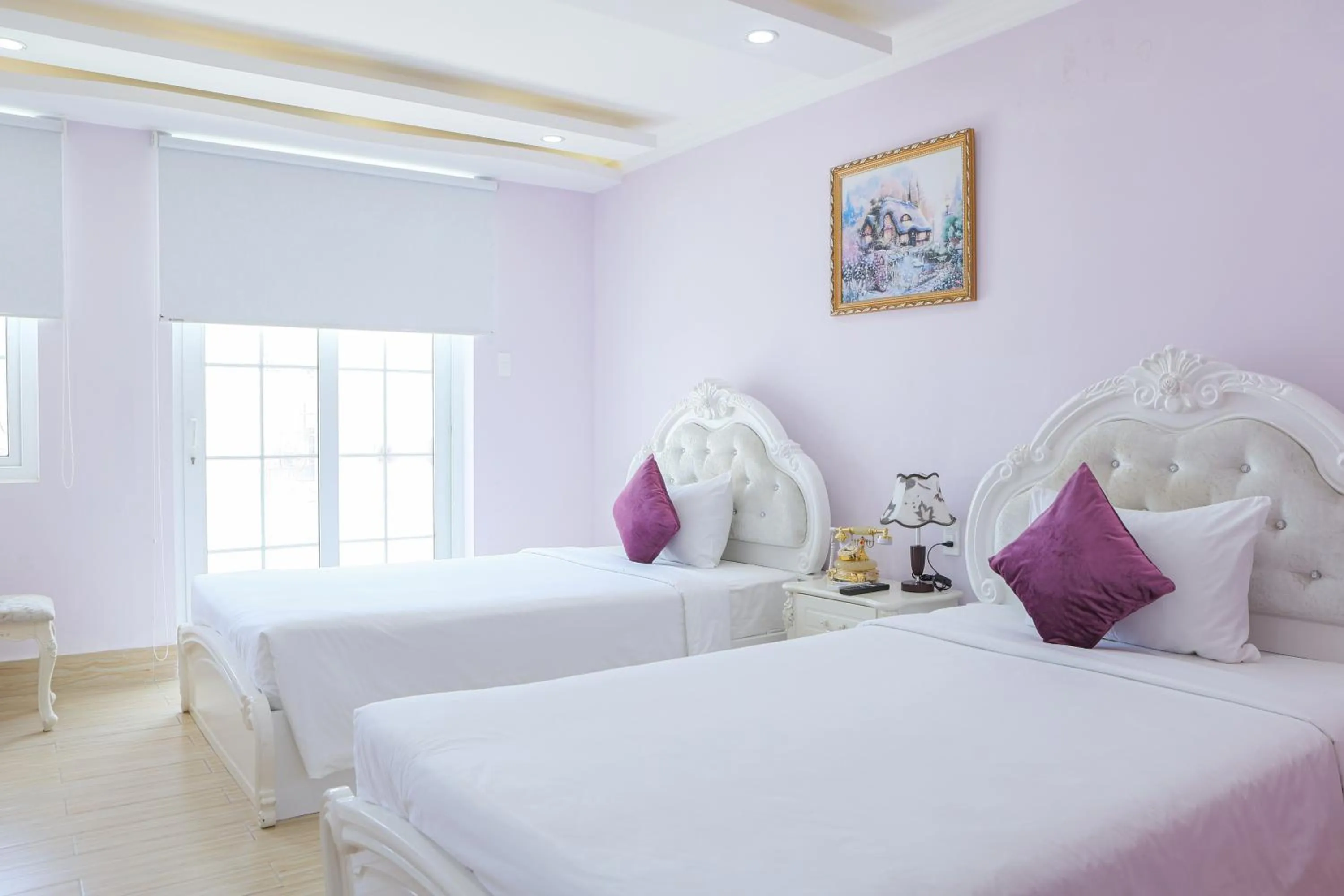 Bed in Happy Star Hotel Nha Trang