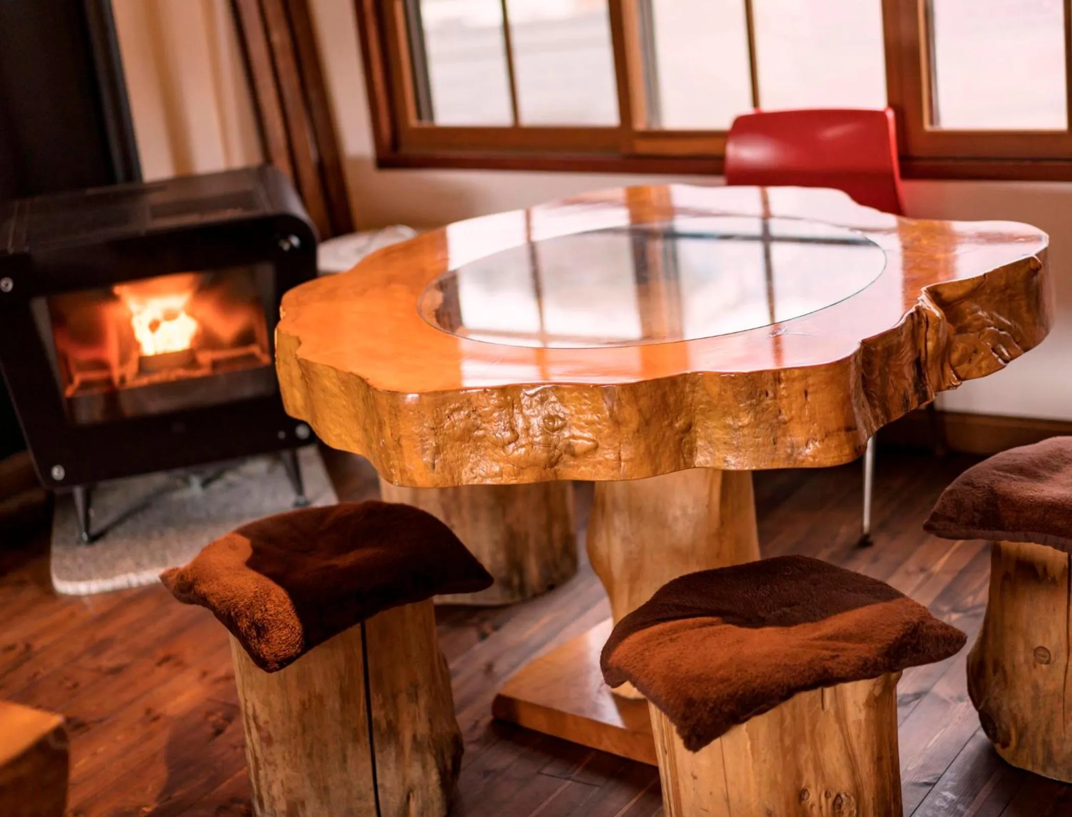 Dining area in Shirakaba