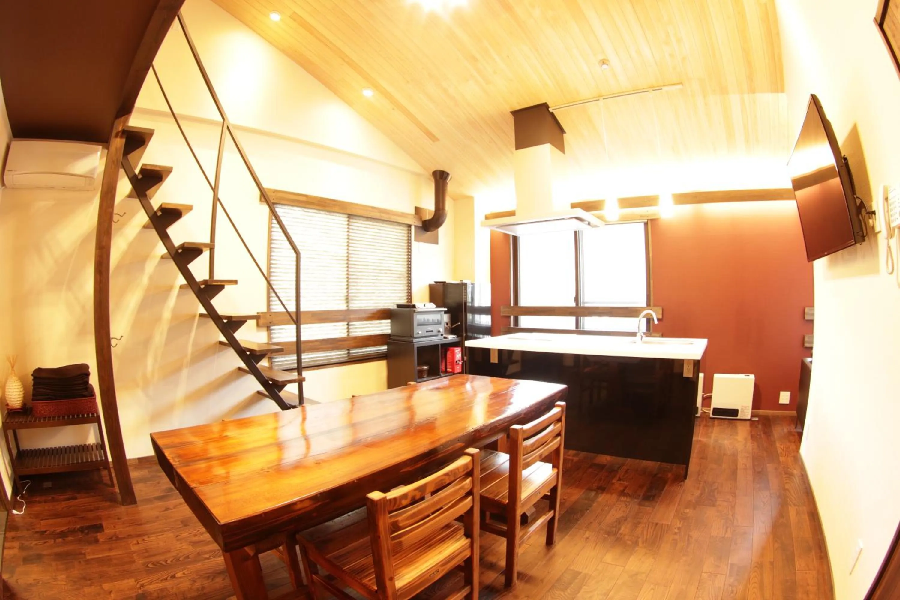 Kitchen or kitchenette in Shirakaba