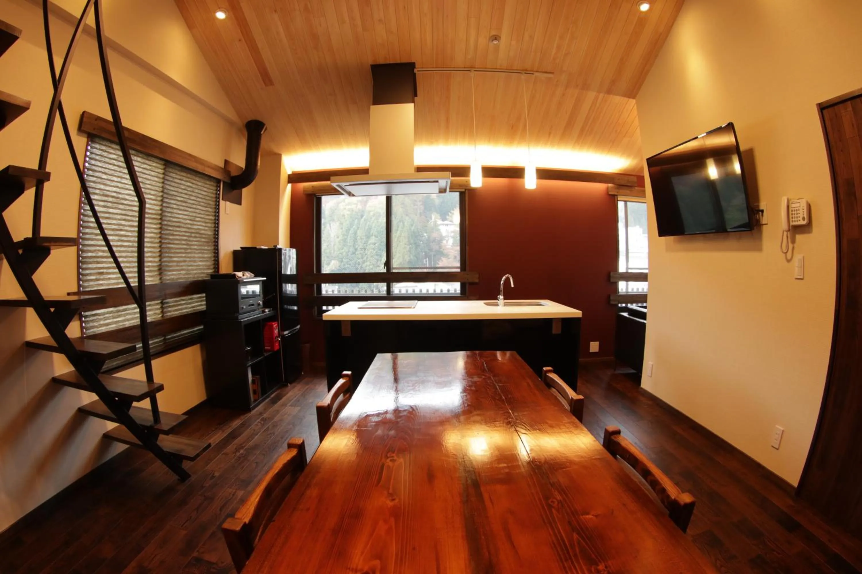 Kitchen or kitchenette in Shirakaba