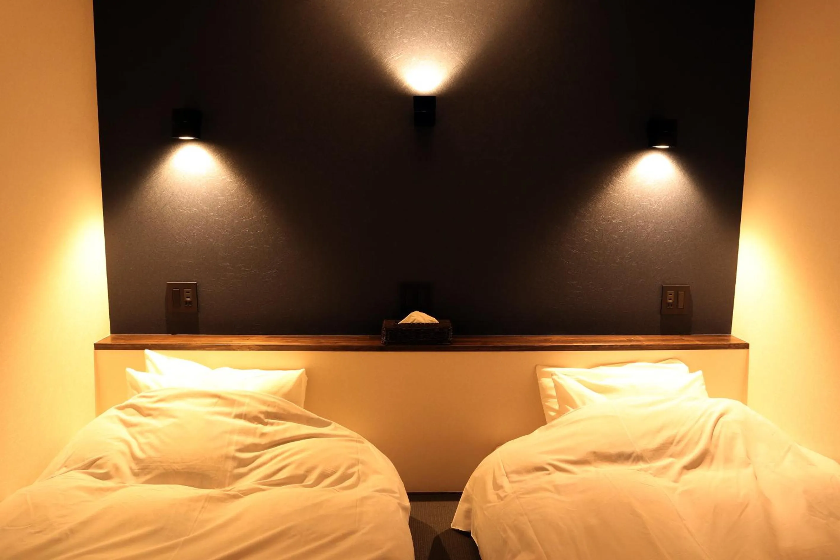 Photo of the whole room, Bed in Shirakaba